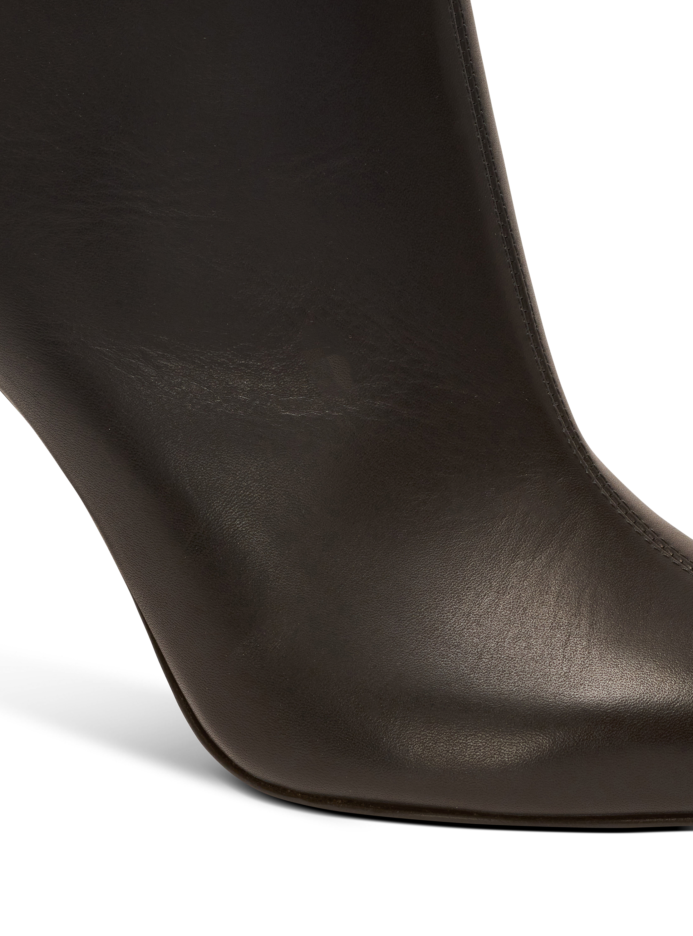 ショートブーツ・ブーティ BALMAIN EN1TE108LTBC 0PA Ankle Boots black leather boot Eden calfskin ankle boots - Women | BALMAIN