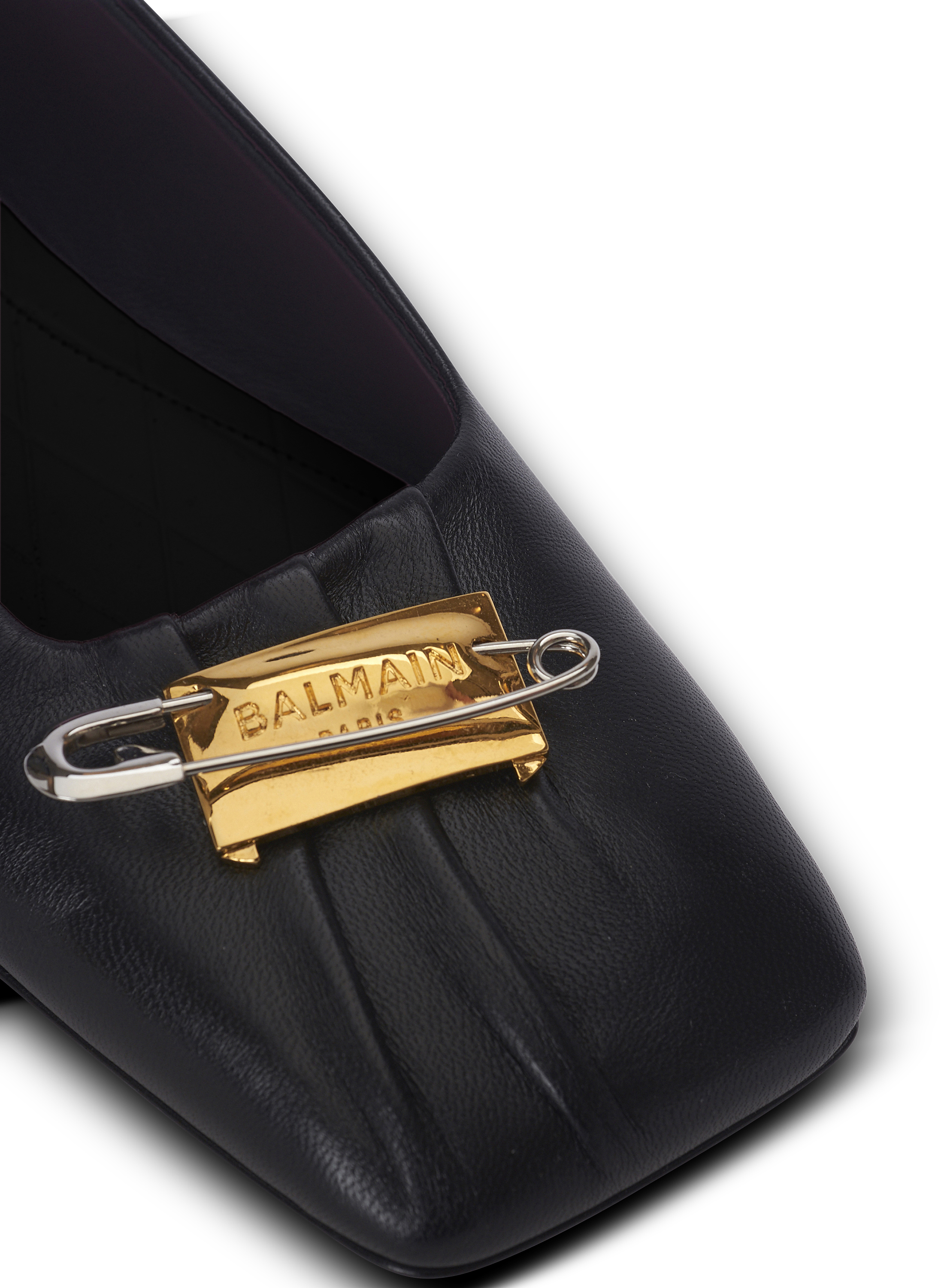 セーフティピン ギャザーラムスキン バレリーナ 