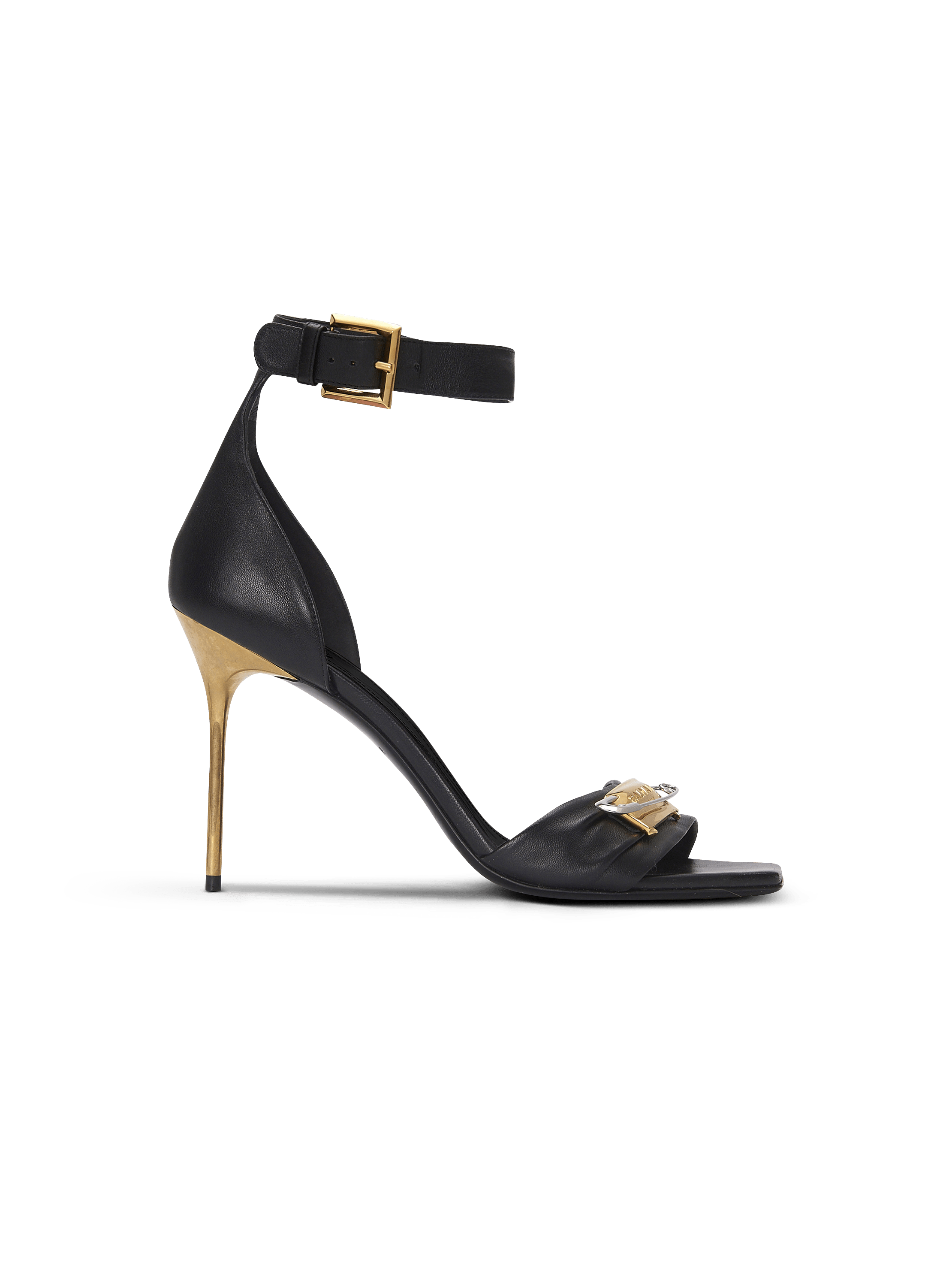 Sandal safety pin-lambskin