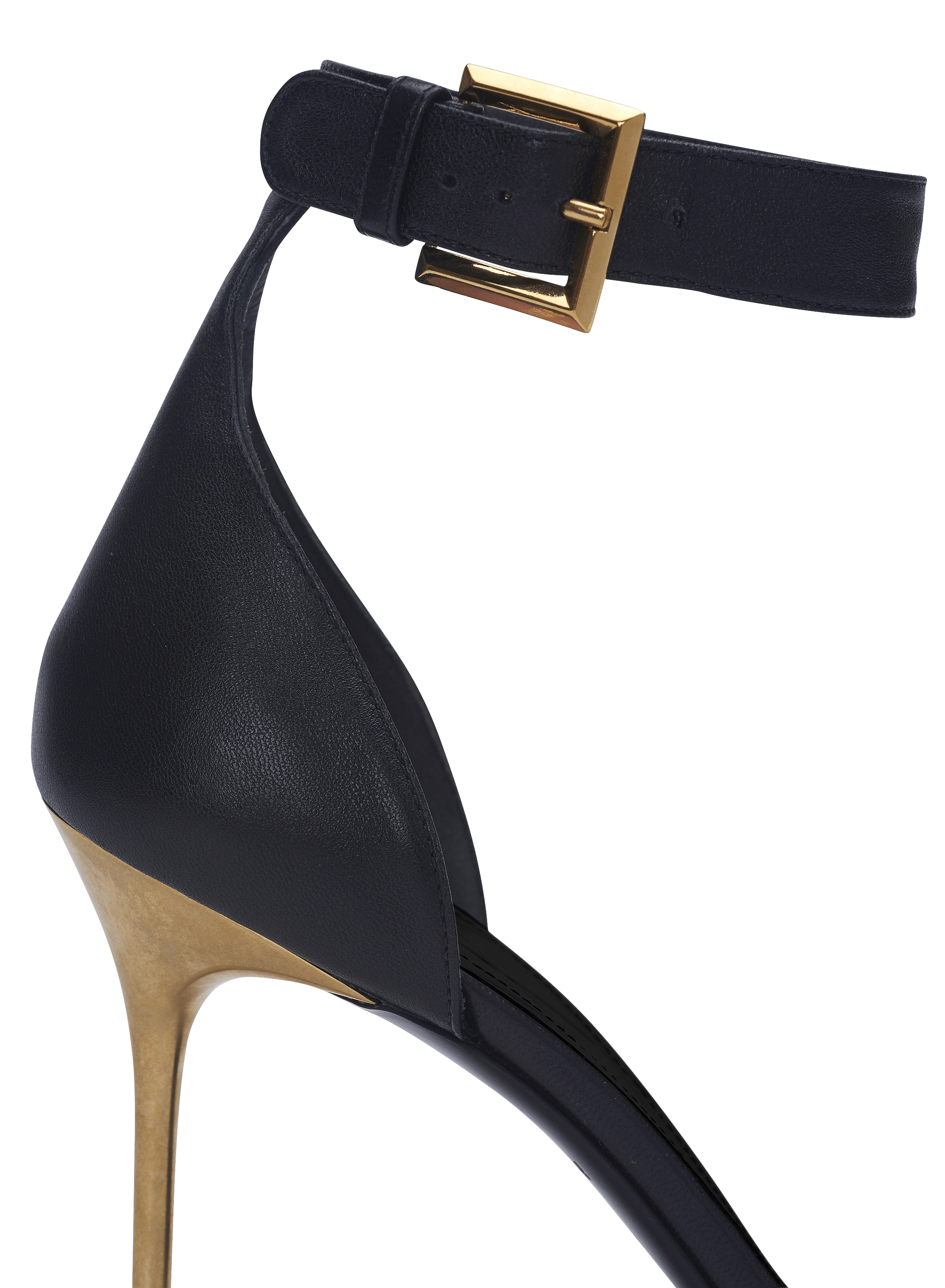 Sandal safety pin-lambskin