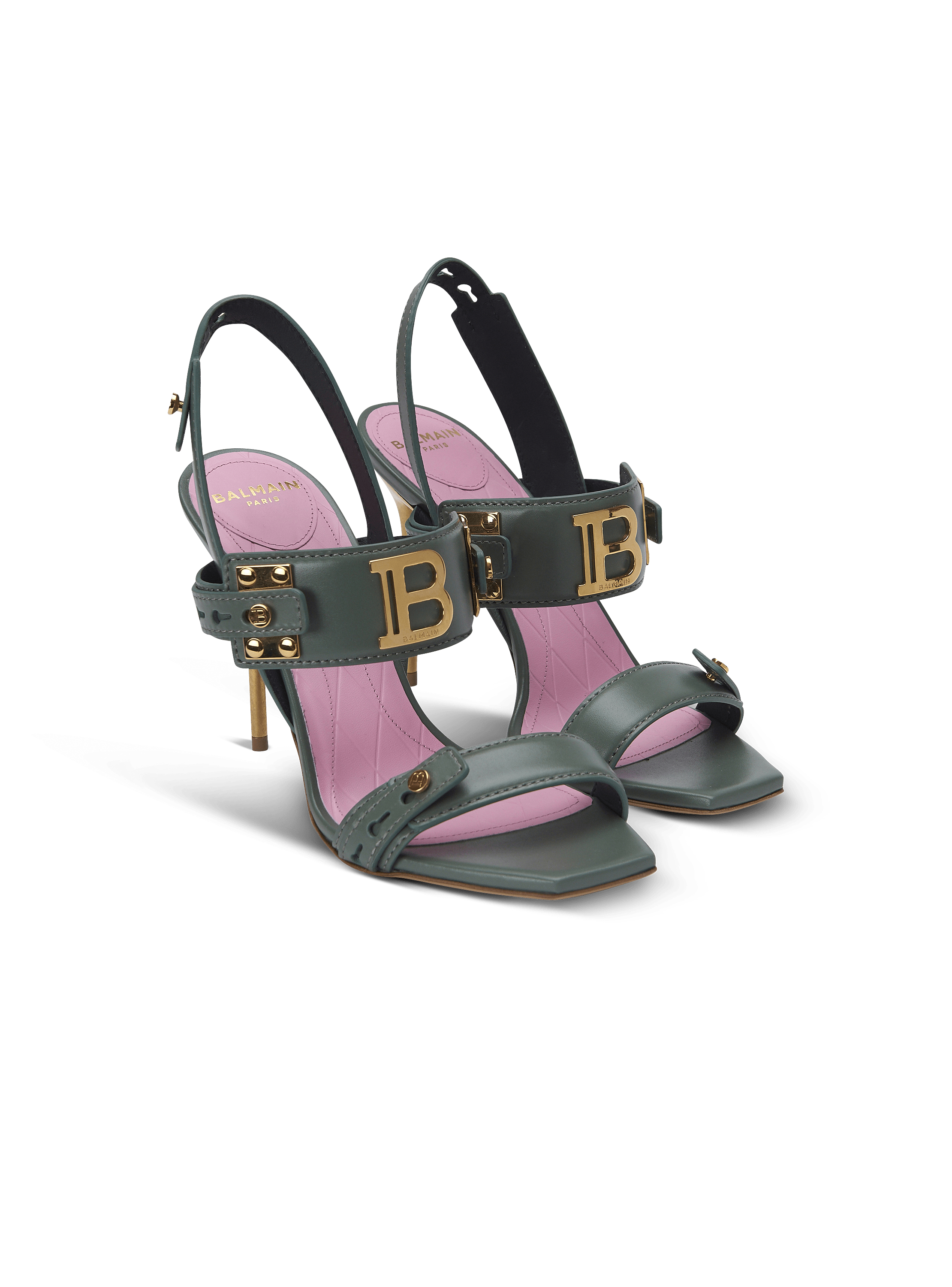 BALMAIN ロコ エンホス トロストリンク フティ H1JT046BC22 SHX balmain SHOES Black Skirt For Girl With Patch Logo | Women's