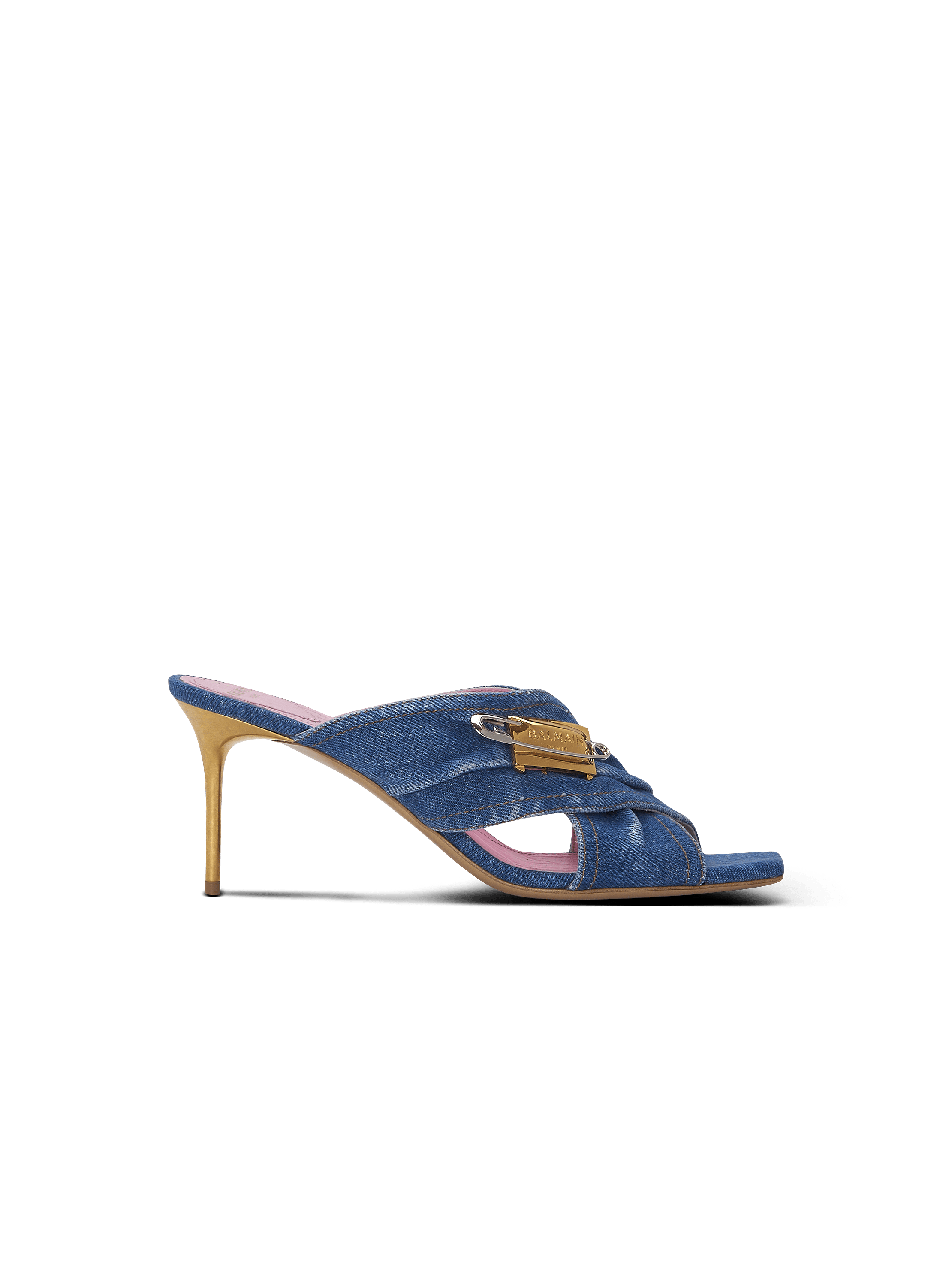 Mules Safety pin en denim 