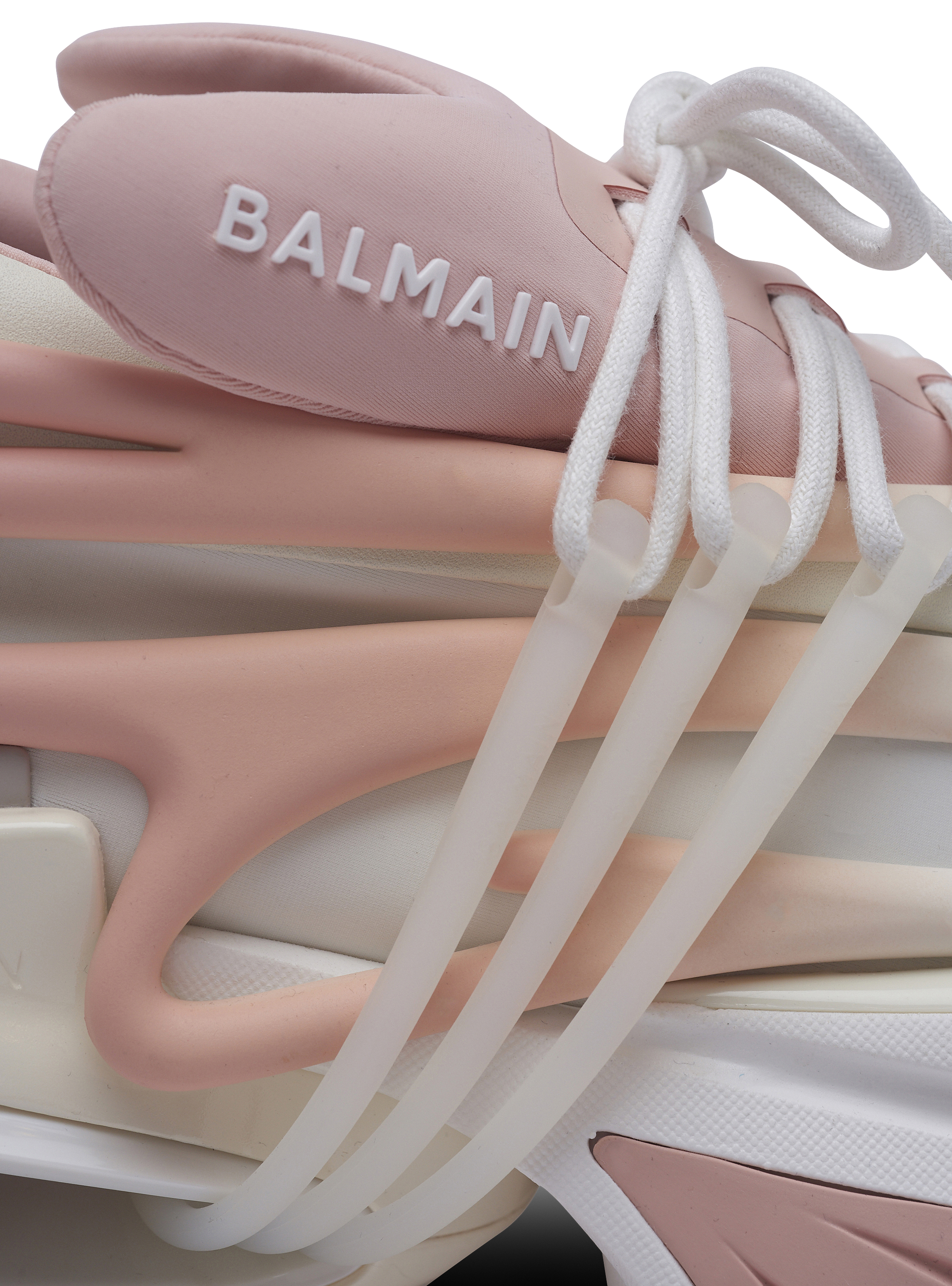 Unicorn Low trainers in neoprene and calfskin - Women | BALMAIN