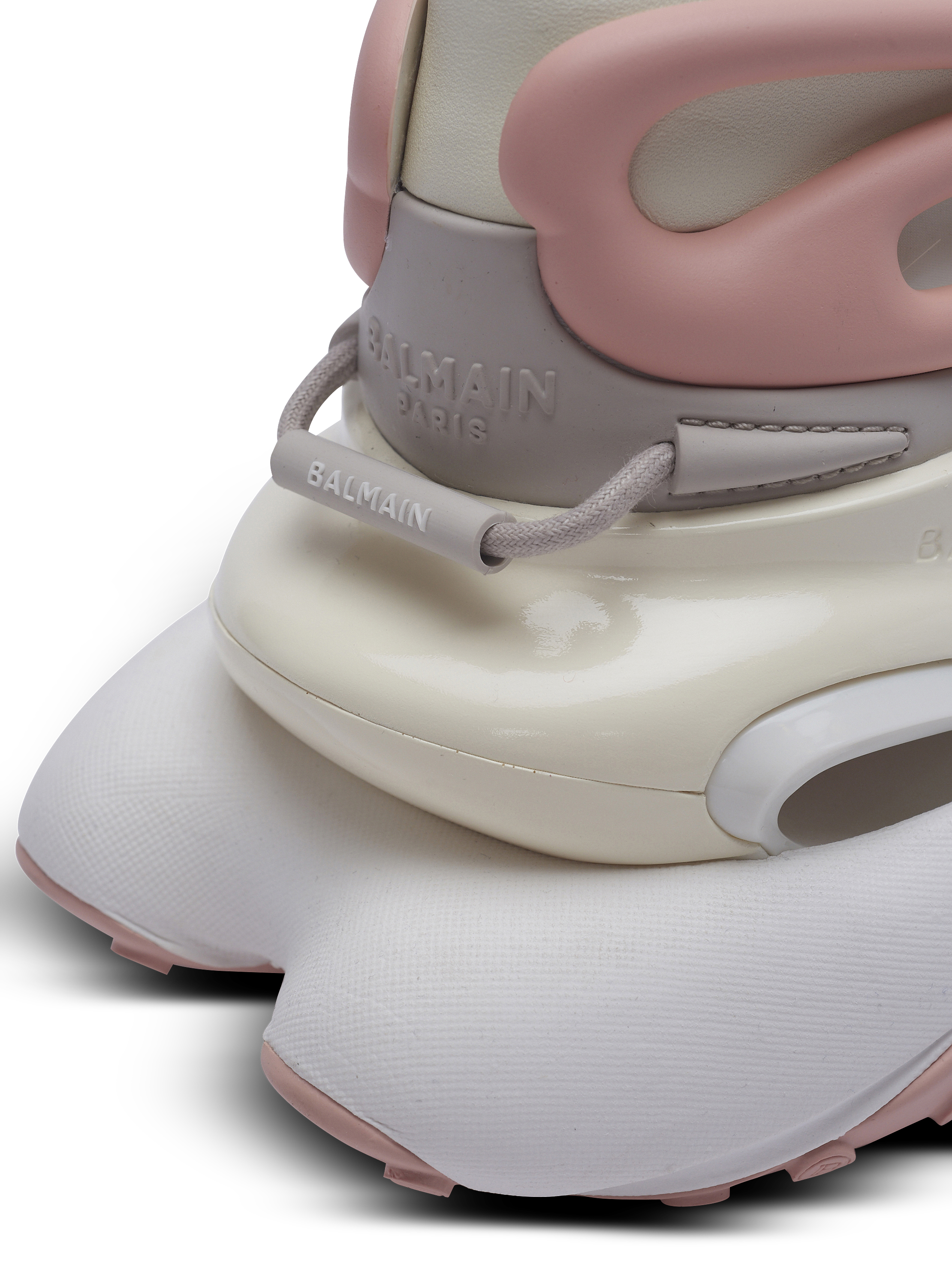 【関税＆送料込み】Balmain Unicorn Low Woman'S Trainers Unicorn Low trainers in neoprene and calfskin - Women | BALMAIN