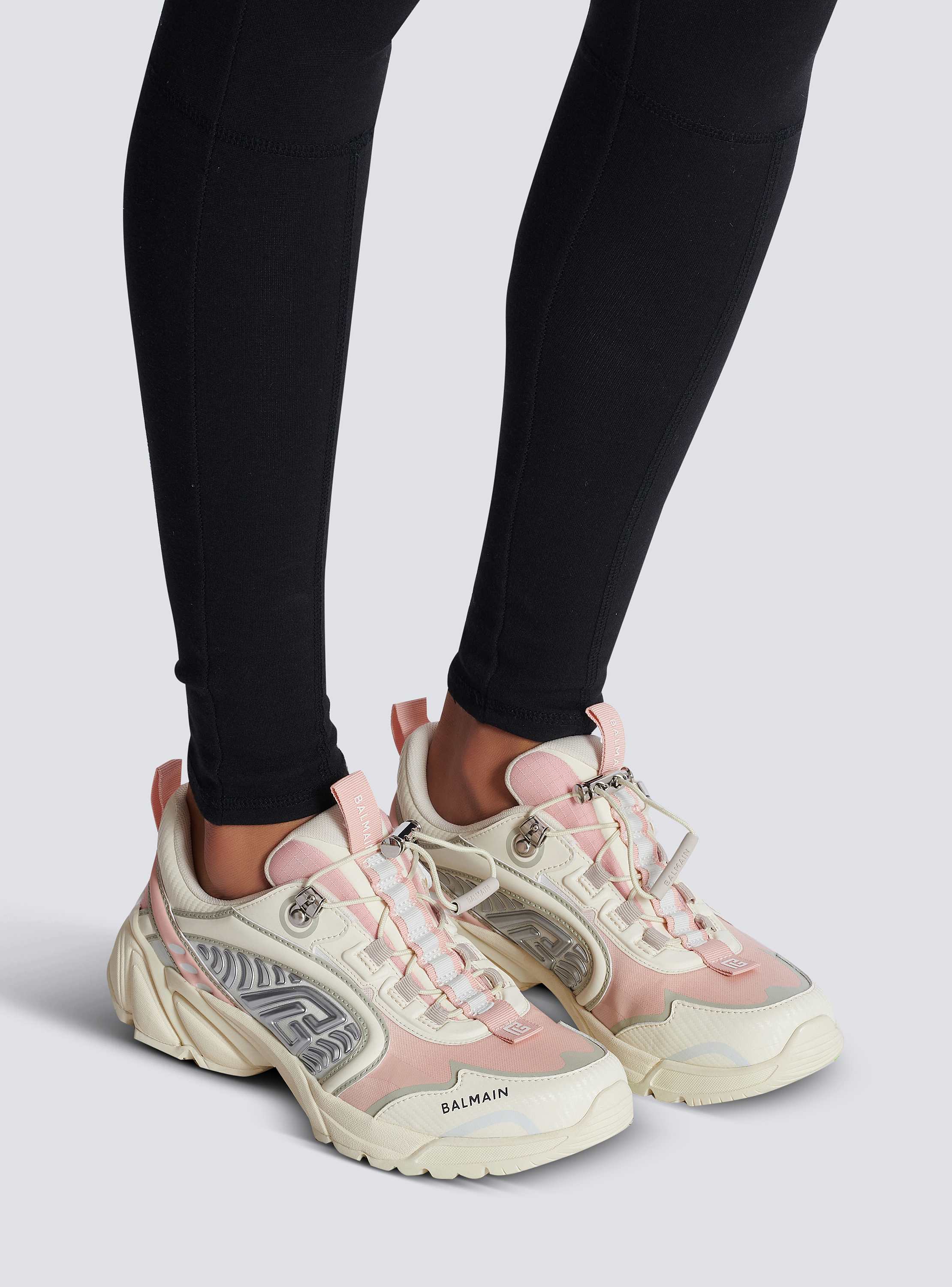 スニーカー BALMAIN Cosmic Dust Sneakers - Balmain - Leather - Neutral Cosmic Dust | BALMAIN