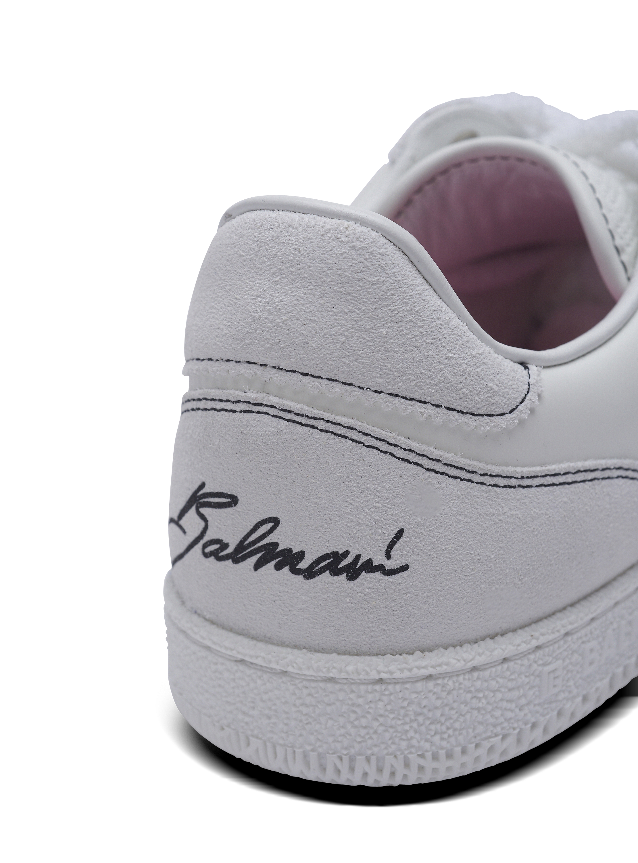 Balmain Swan trainers in calfskin and suede - Women | BALMAIN