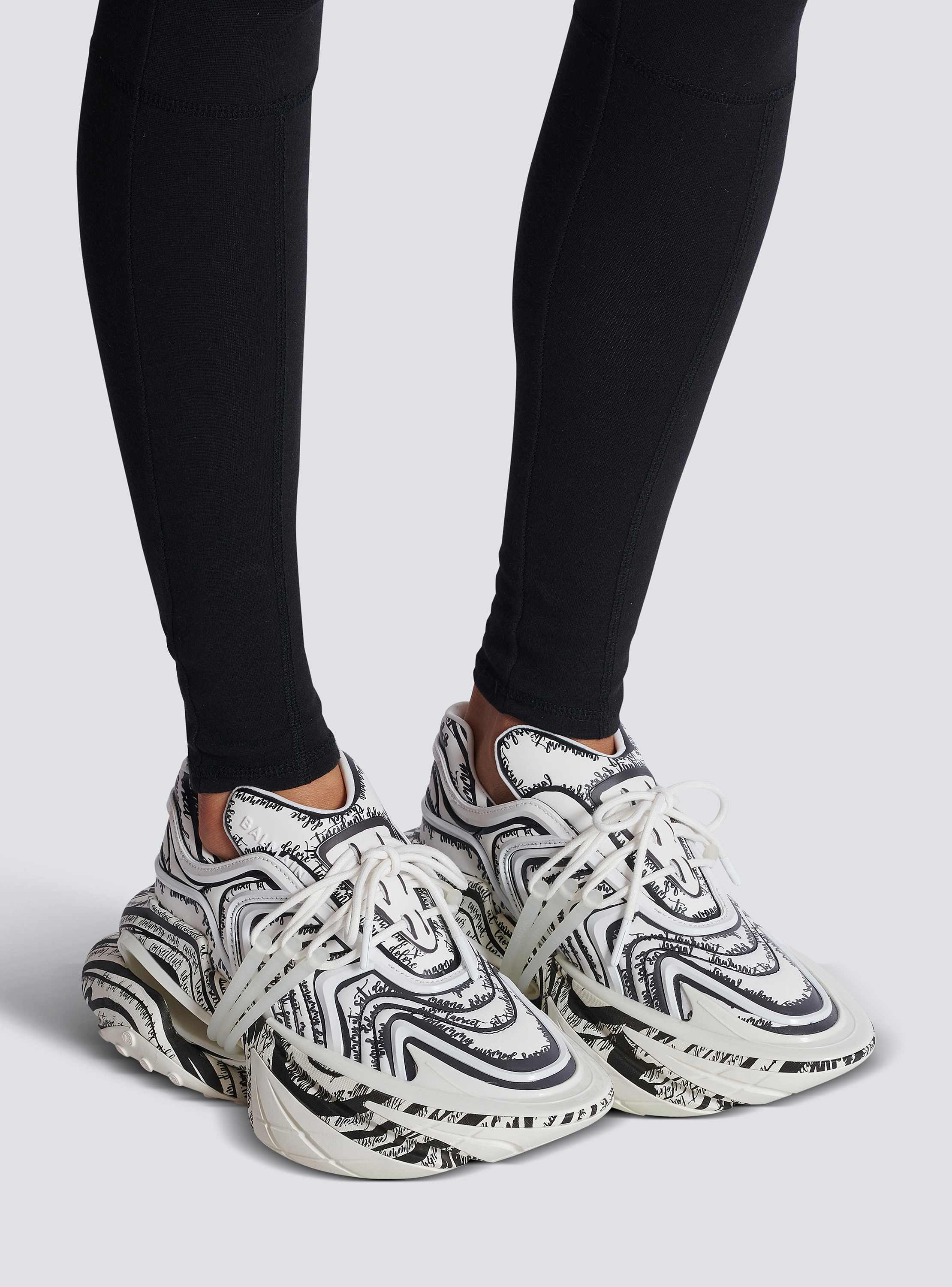 【送料&関税込】Balmain Sneakers Unicorn Wave With lettera D Unicorn Wave trainers in neoprene - Men | BALMAIN