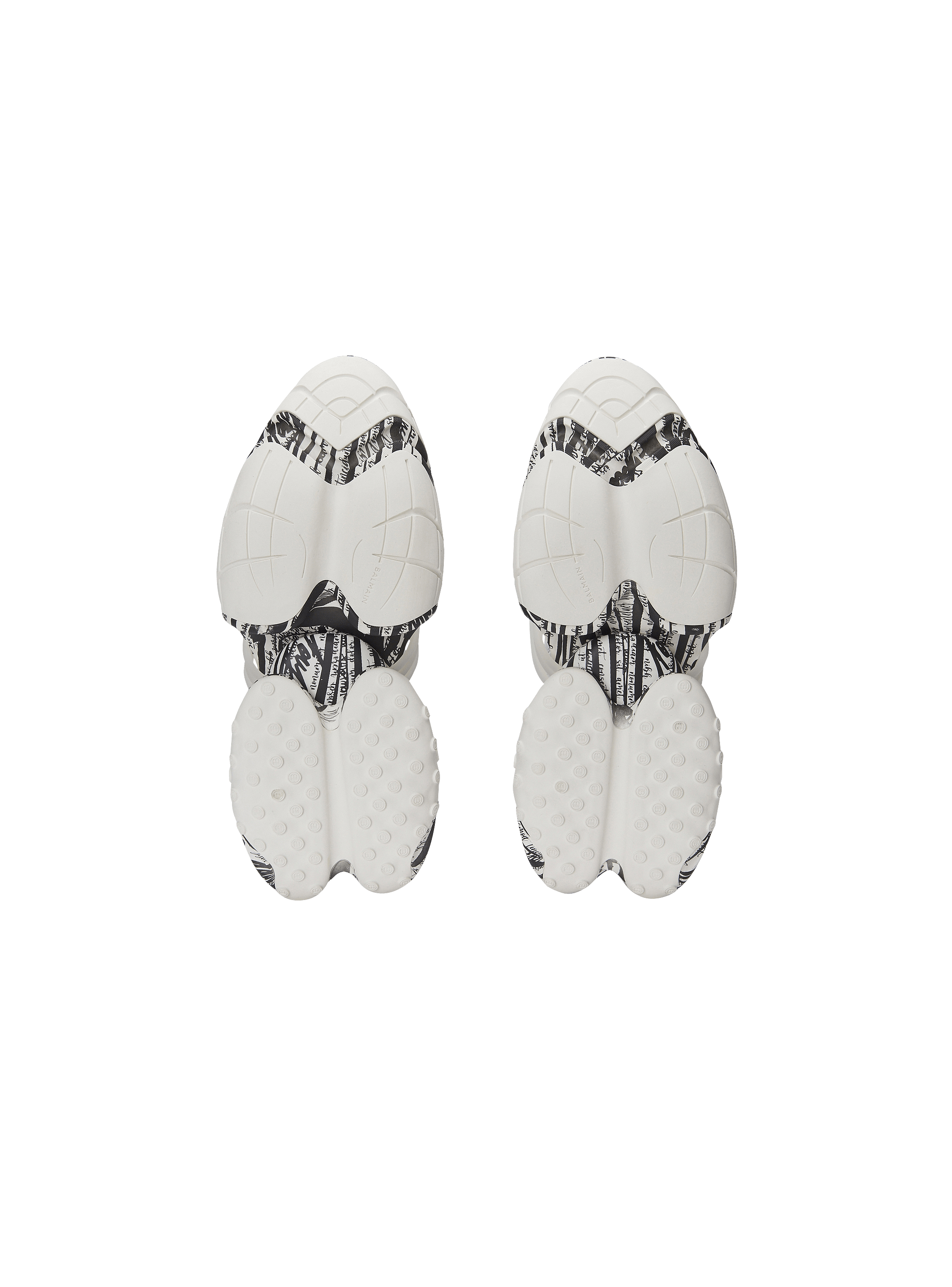 Balmain Unicorn Wave ラブレター プリント スニーカー Unicorn Wave trainers with 