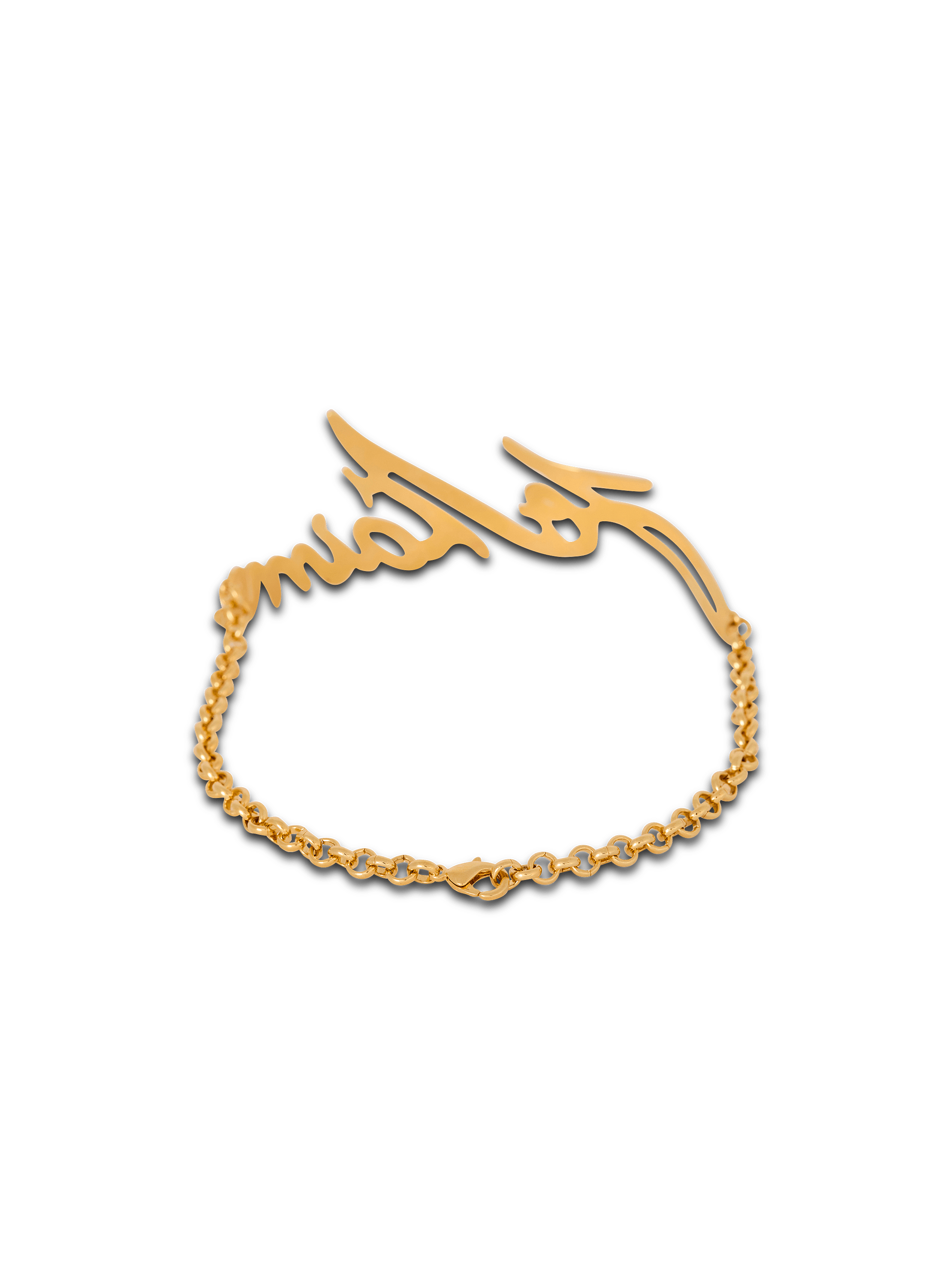 Je t’aime choker-brass