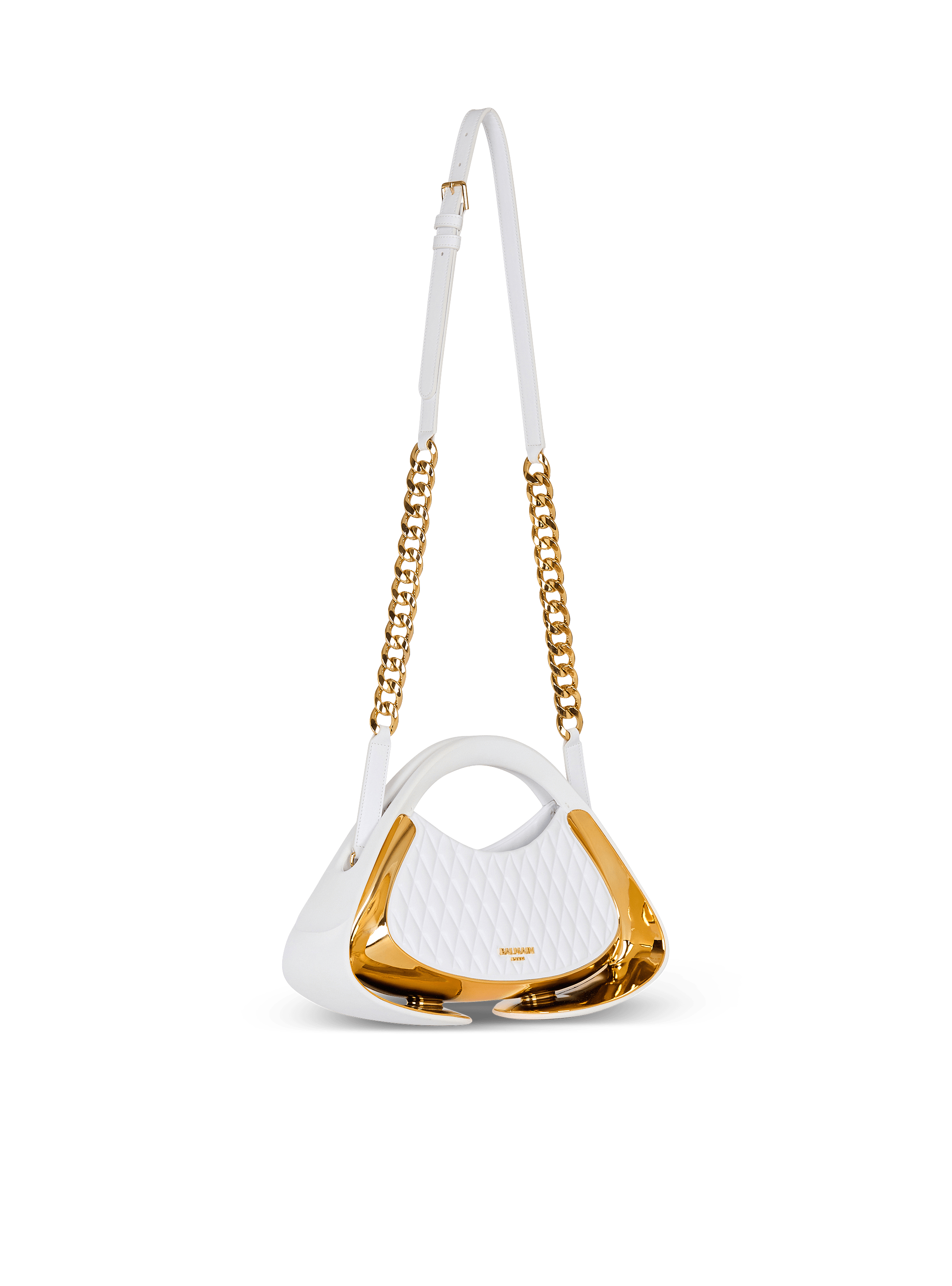 Quilted medium Jolie Madame bag white - Women | BALMAIN