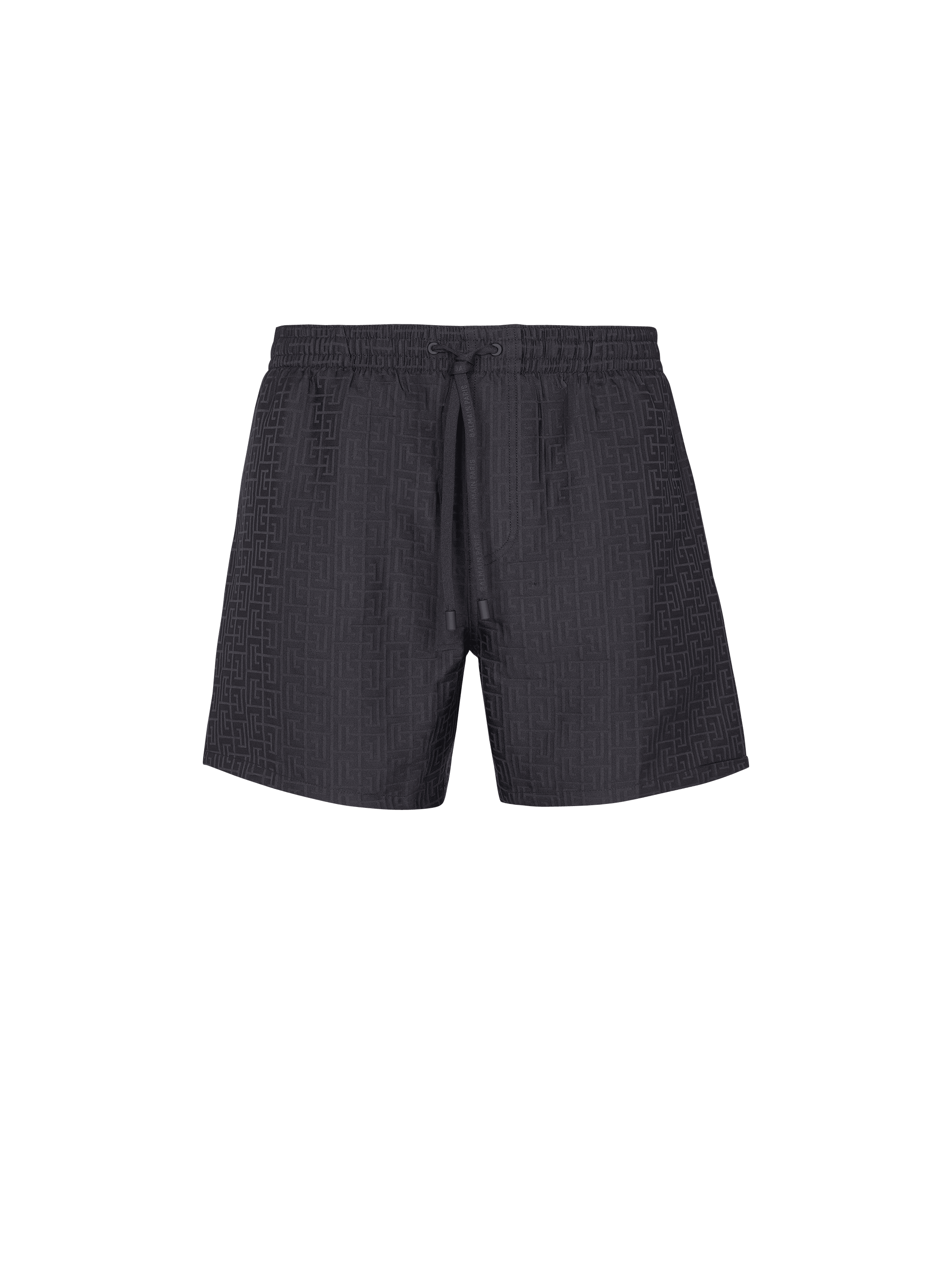 Monogrammed swim shorts