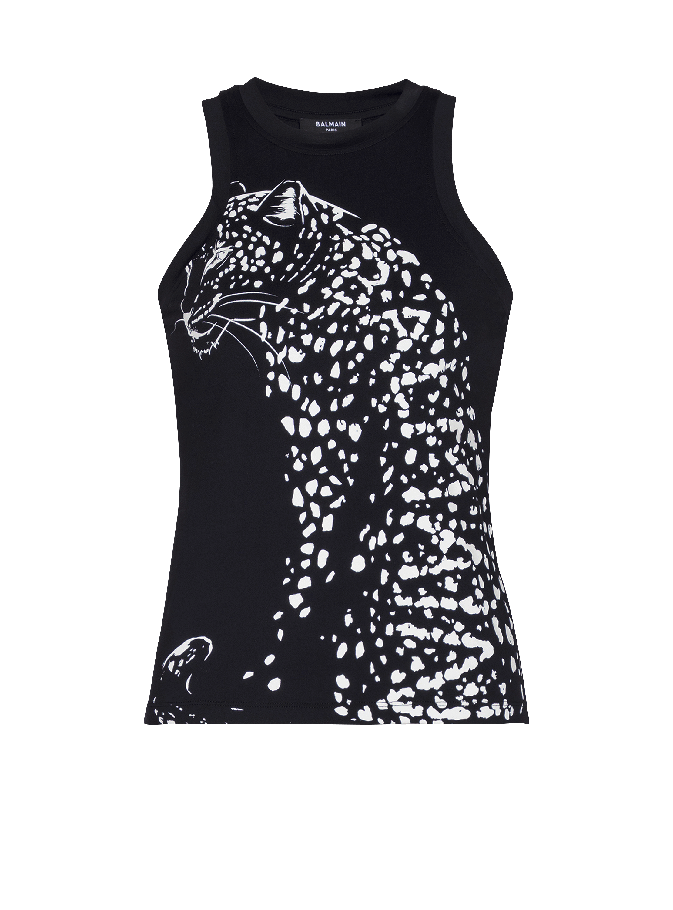 Leopard print tank top
