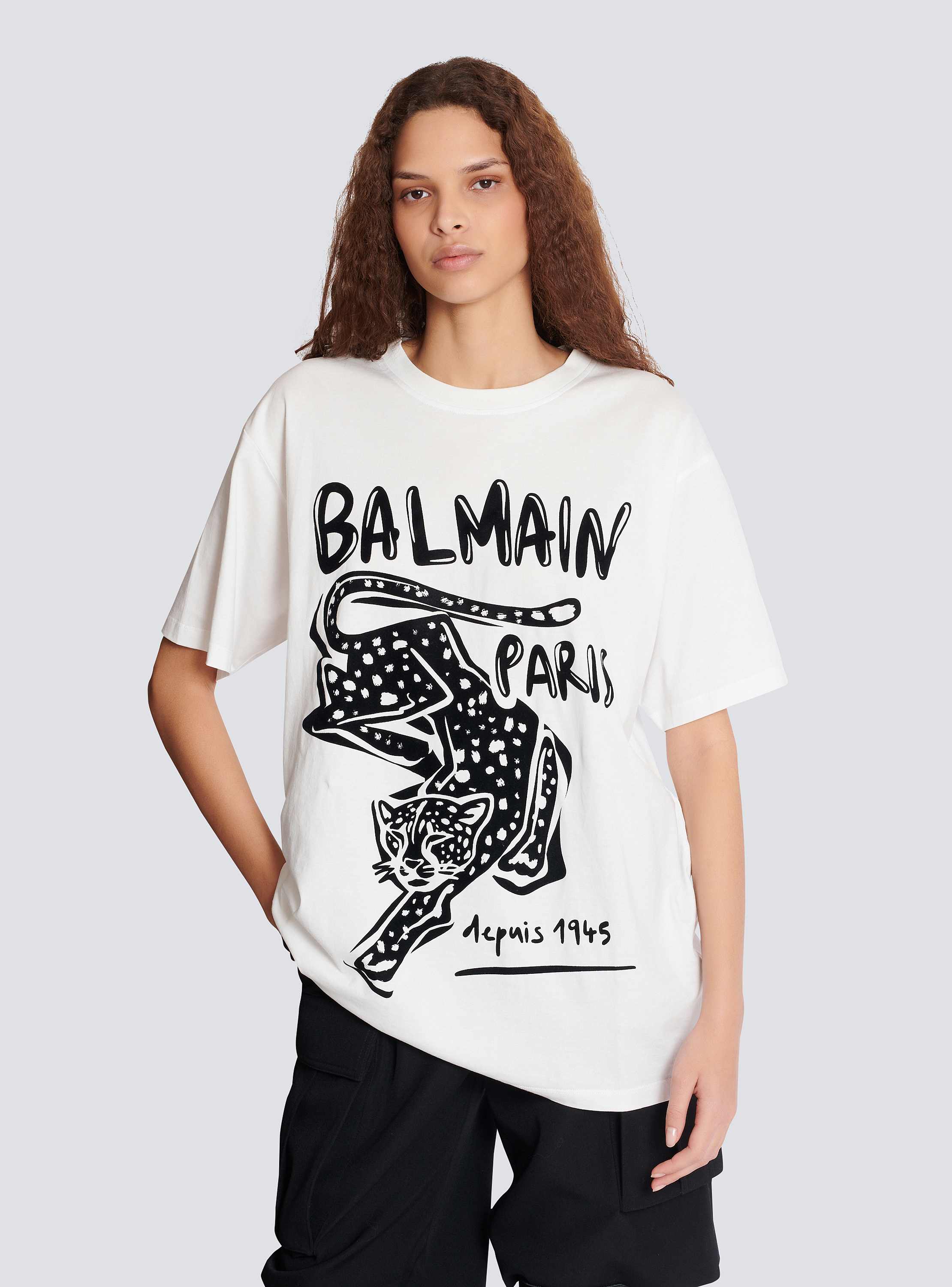 balmain AW11 ウルフ　tシャツ クリストフデカルナン　34 Balmain Balmain AW11 runway t-shirt by Christophe Decarnin