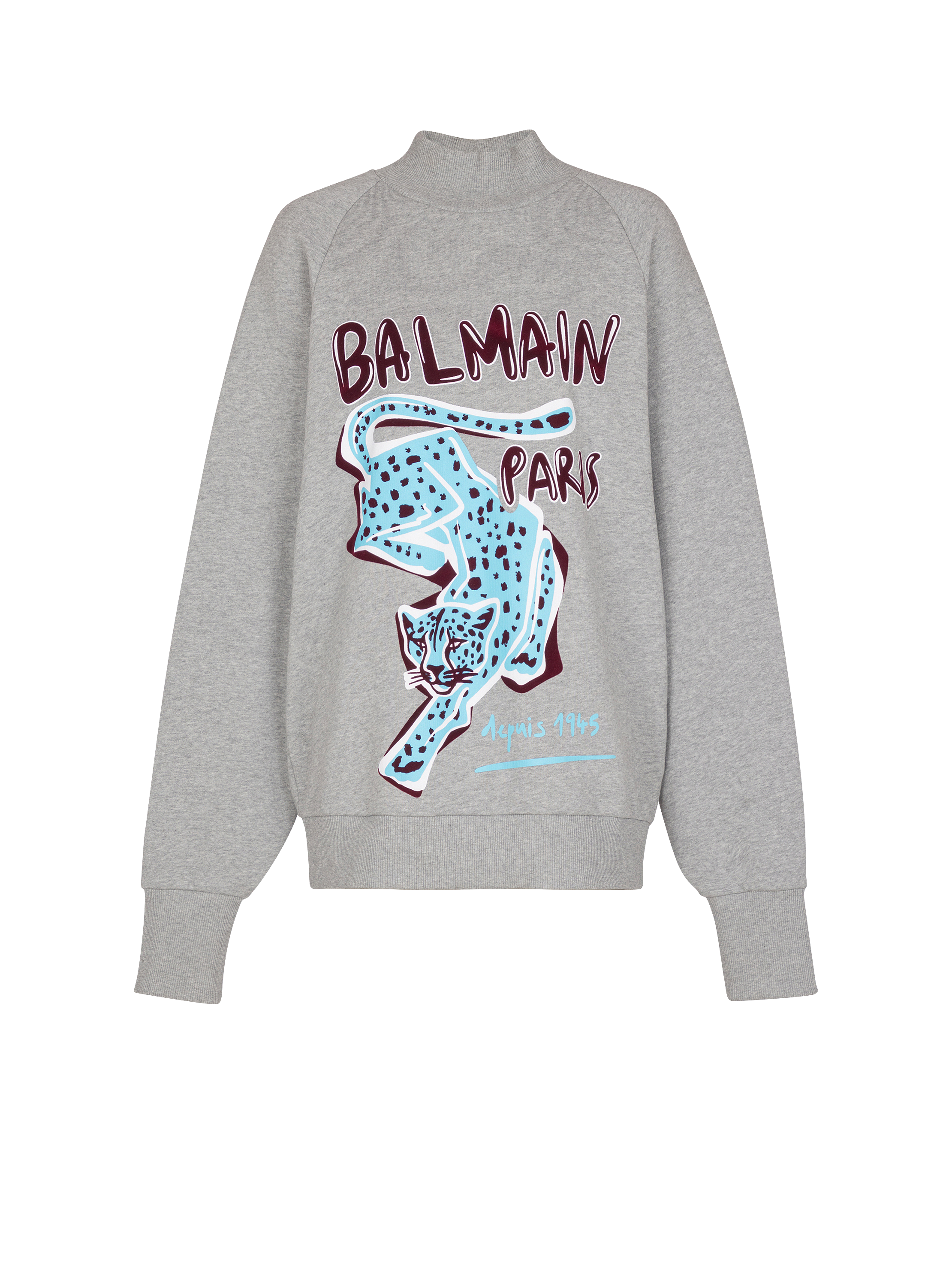 Printed fleece sweatshirt