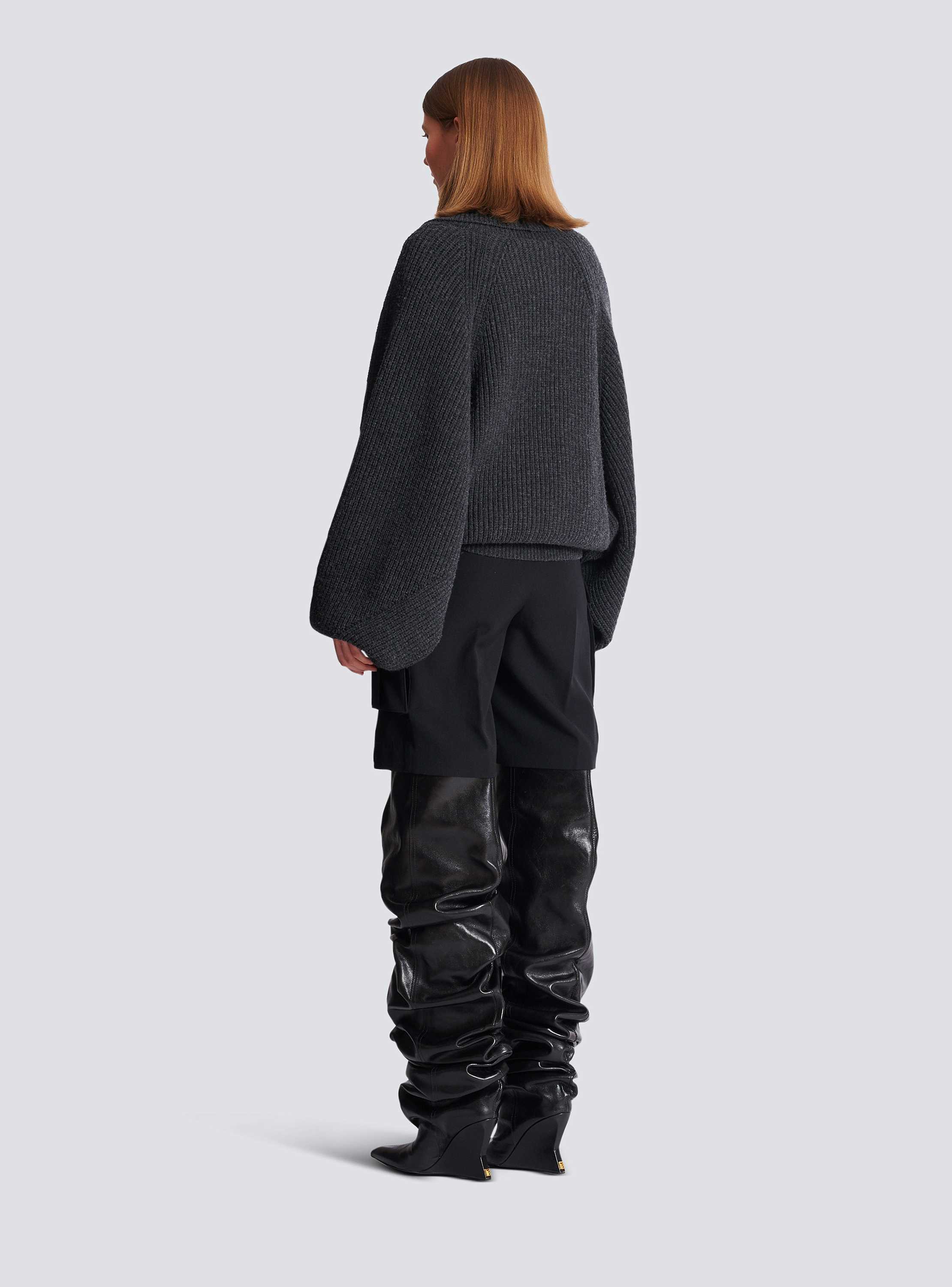 BALMAIN バルマンオム　ローゲージ　ウール　ハイネックニット BALMAIN ニット・セーター メンズ バルマン 中古 古着 : RAGTAG