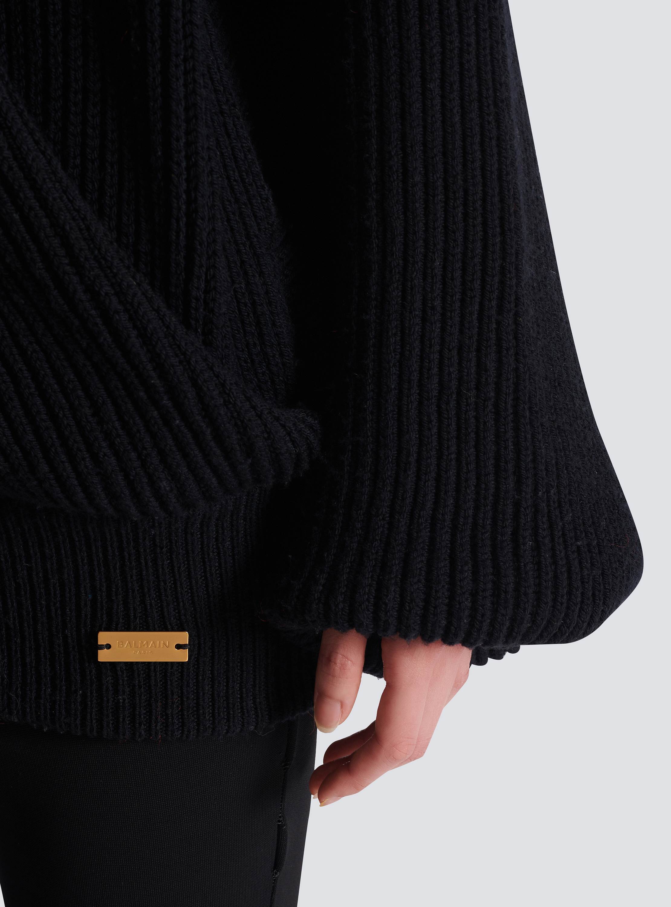 【yo BIOTOP】Knit hoodie dress ブラック Hooded Sweatshirt Dress | American Luxury - Freedom Company
