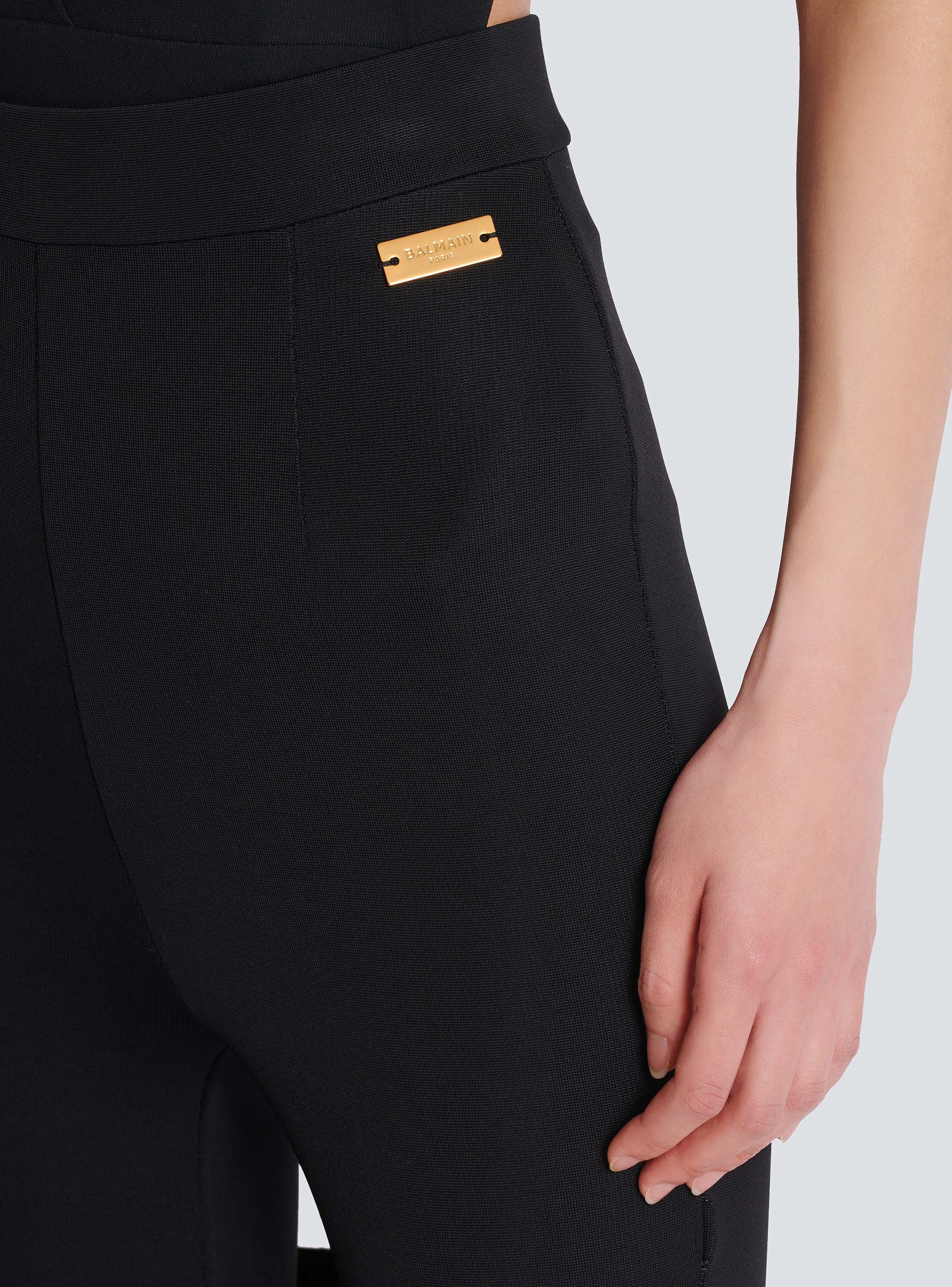 Jersey stirrup leggings