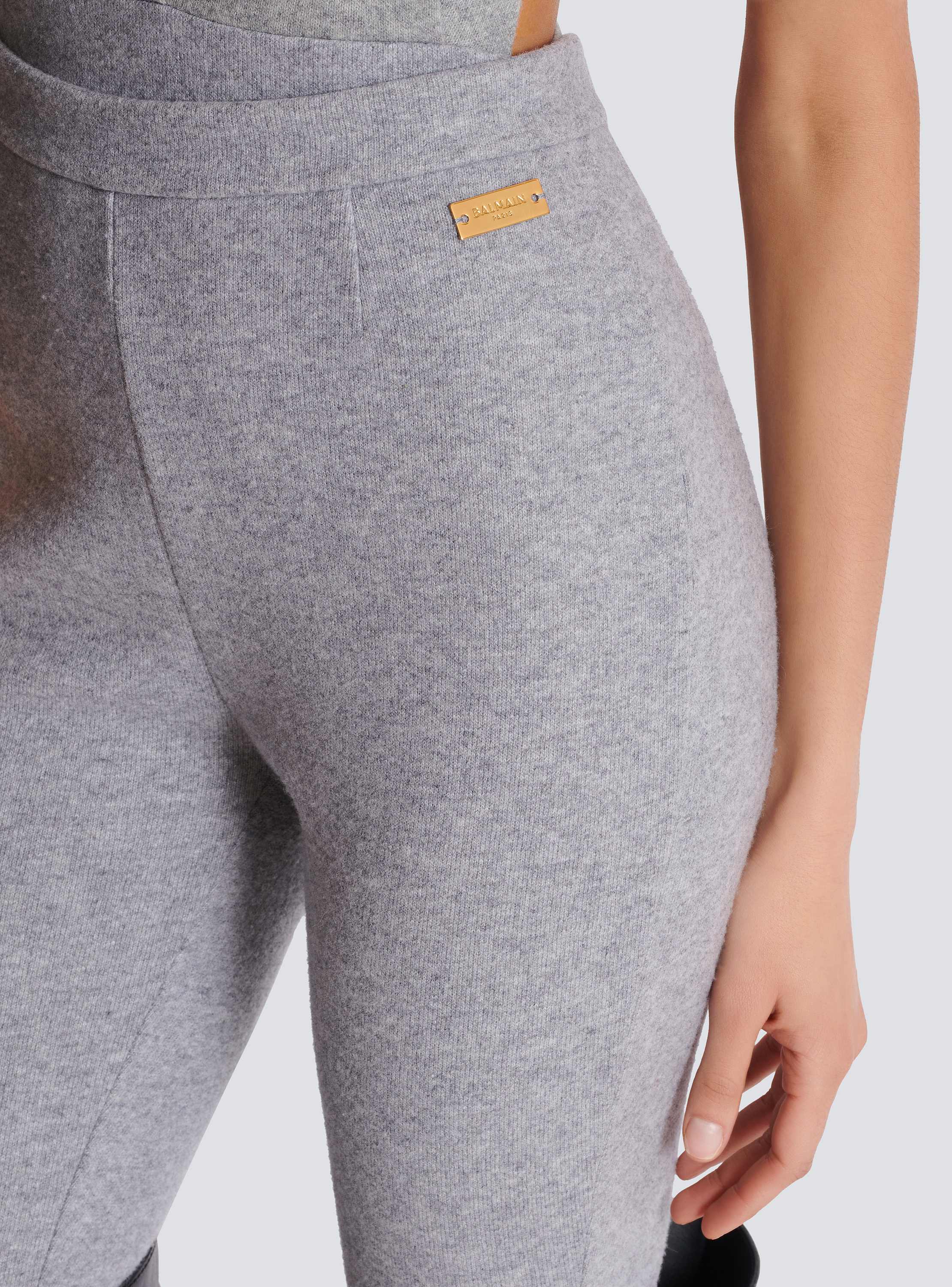 Cotton knit leggings