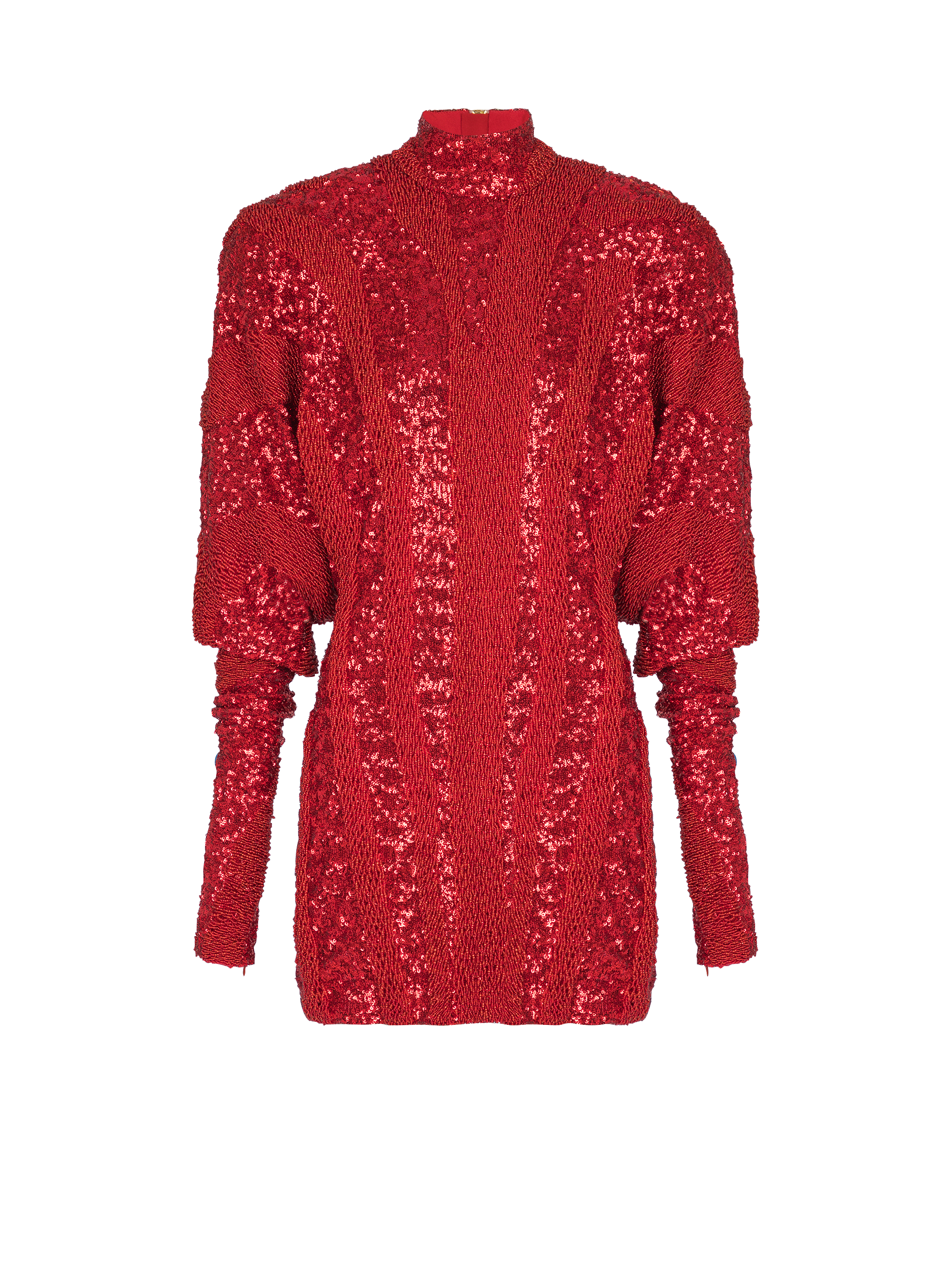 Short zebra sequin dress