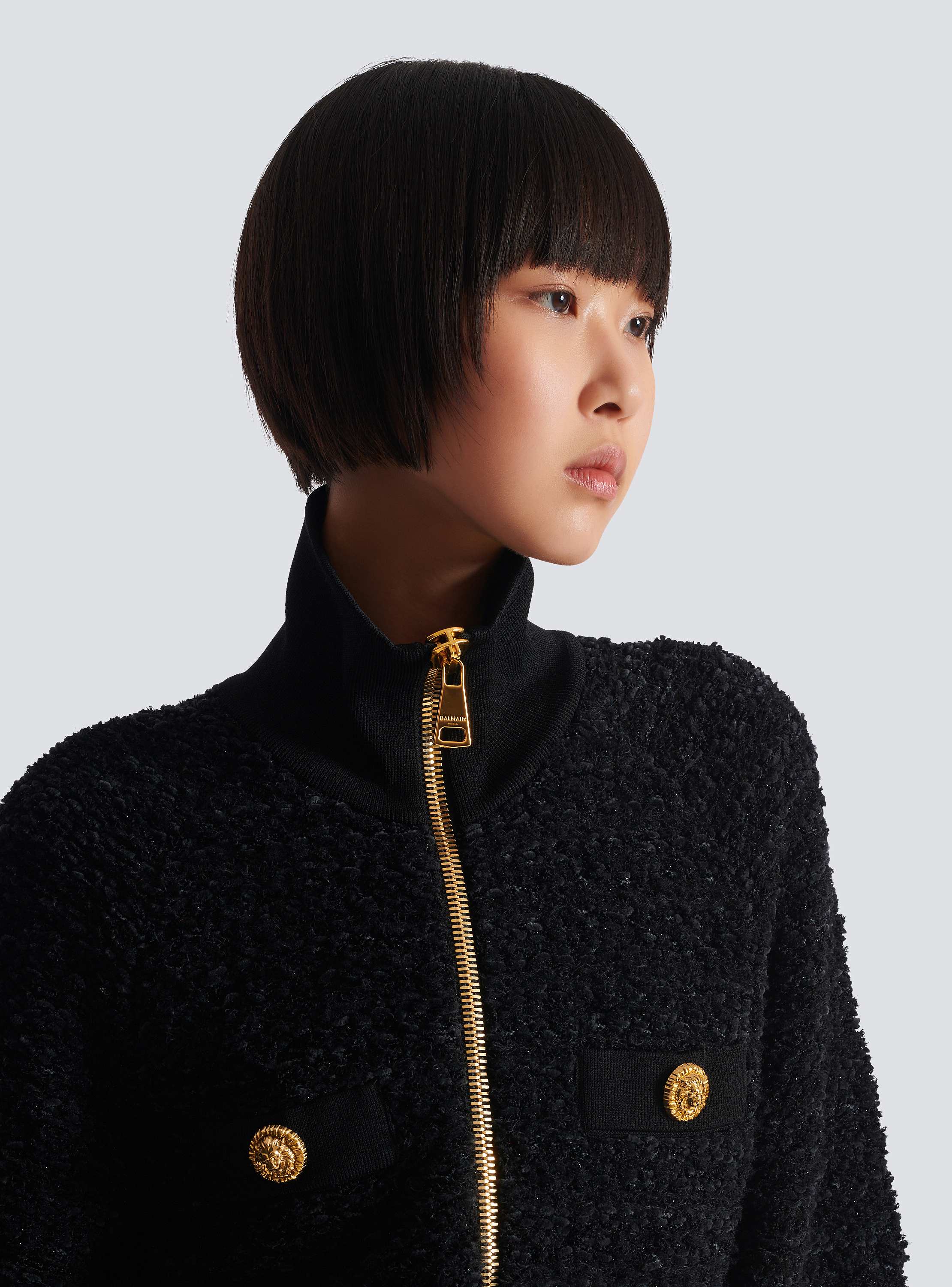 Tweed bomber jacket - Women | BALMAIN