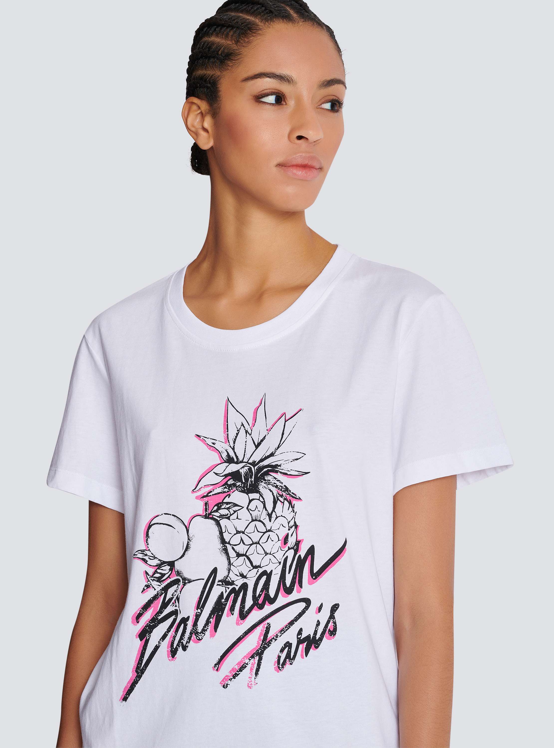 Balmain Fruits Print T-Shirt