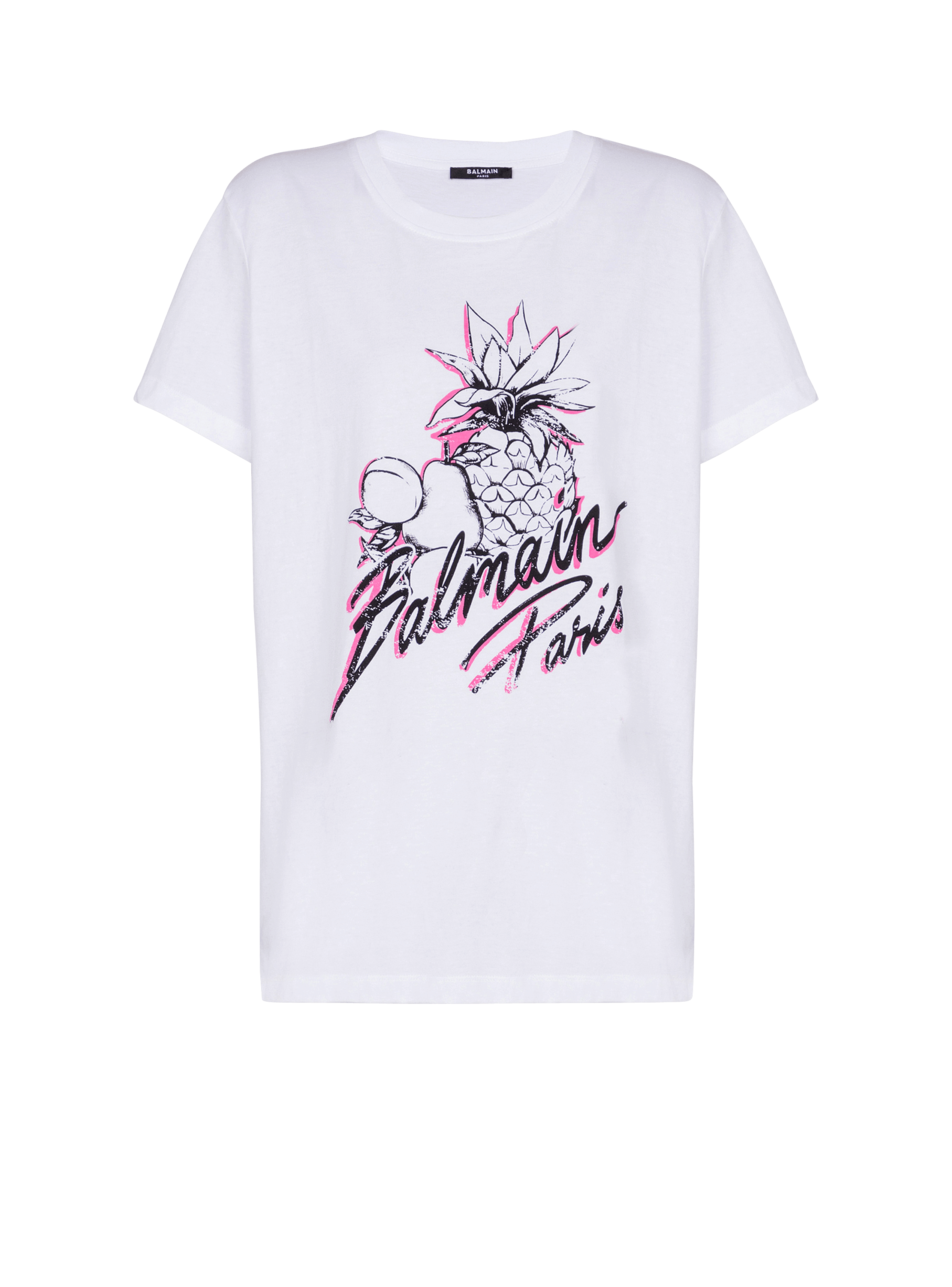 Balmain Fruits Print T-Shirt