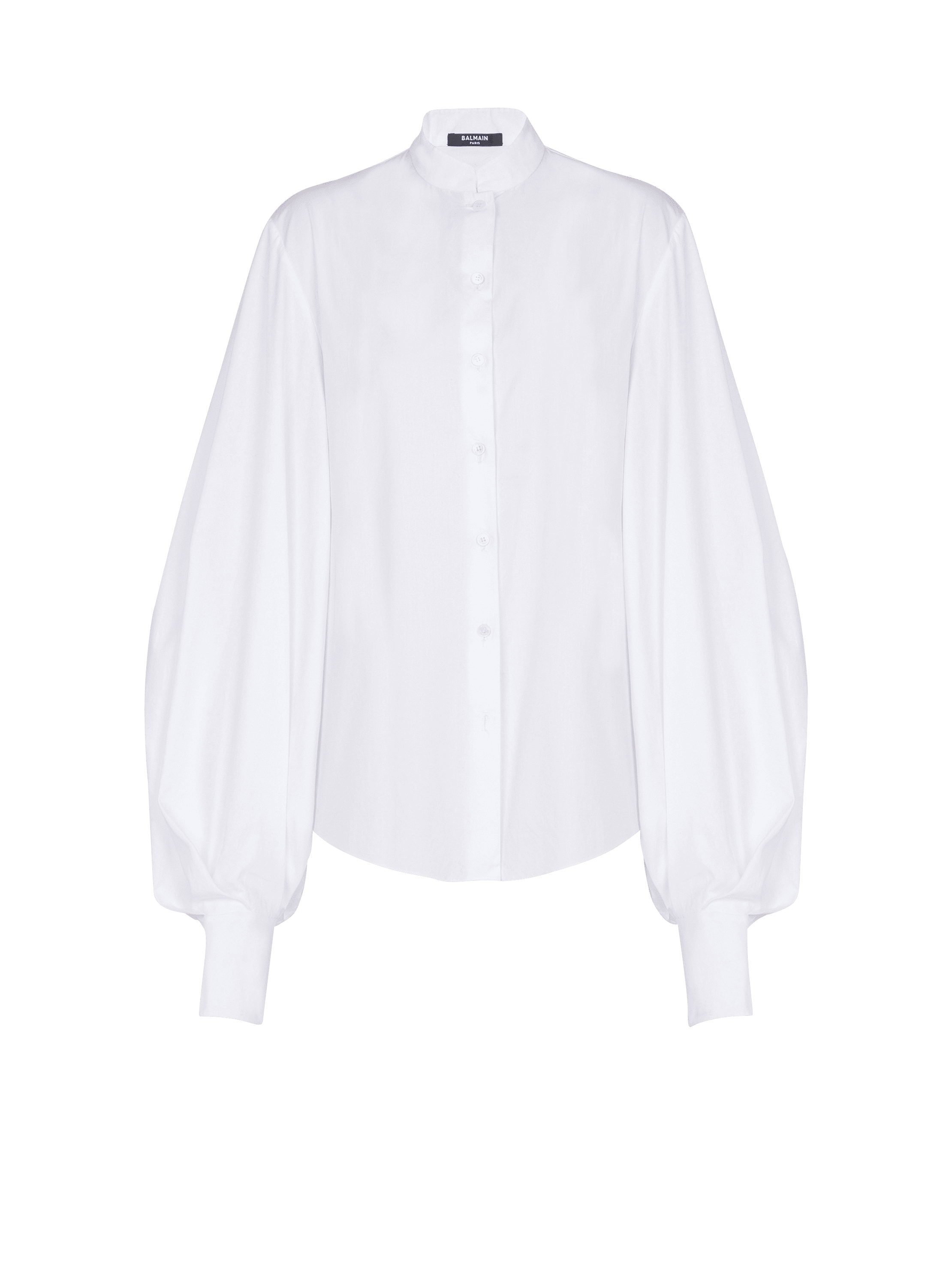 Puff Sleeve Popeline Shirt