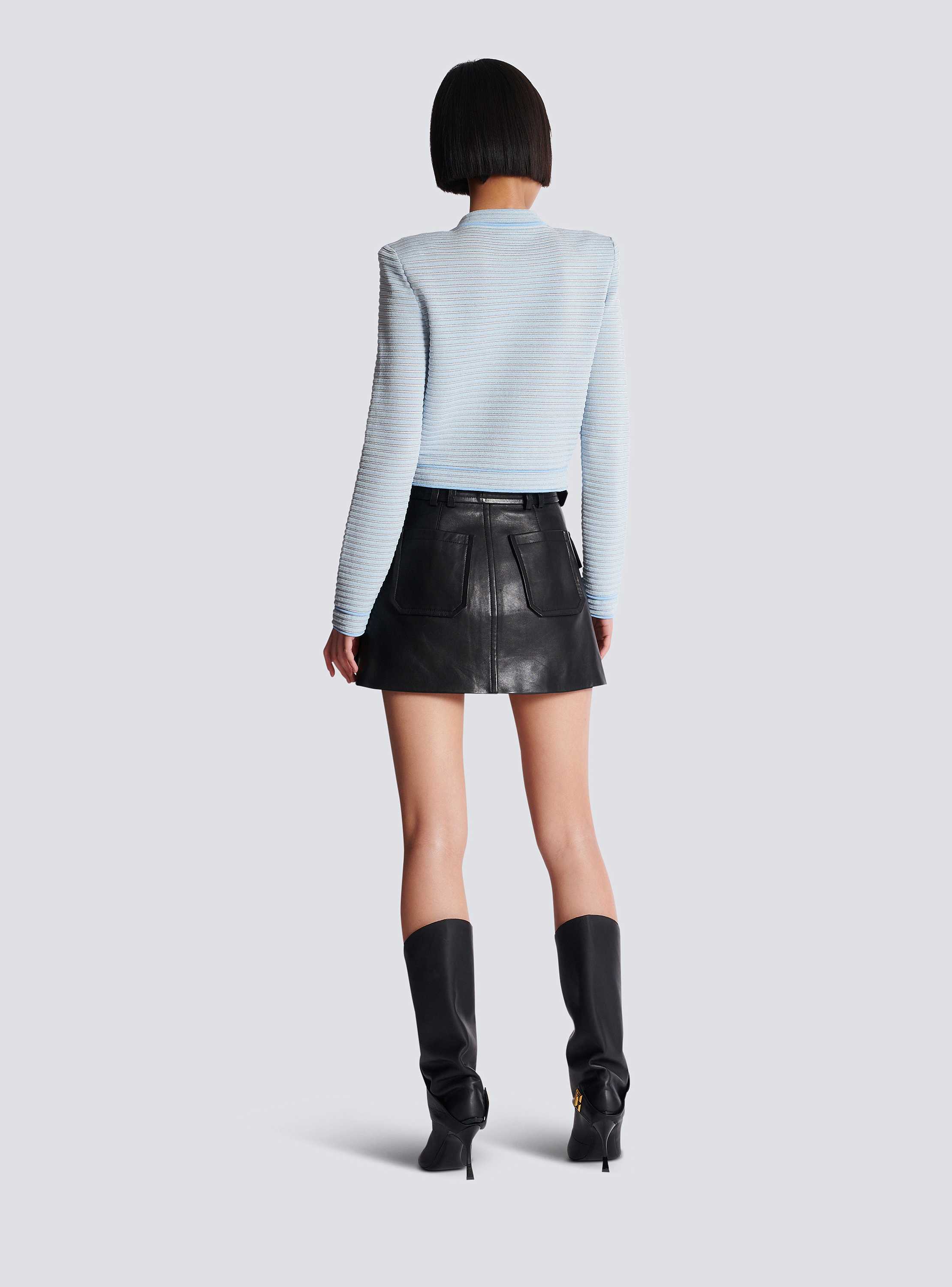 BALMAIN PARIS★13AW★イタリア製★カシュクール カーディガン 紺 BALMAIN PARIS☆13AW☆イタリア製☆カシュクール カーディガン