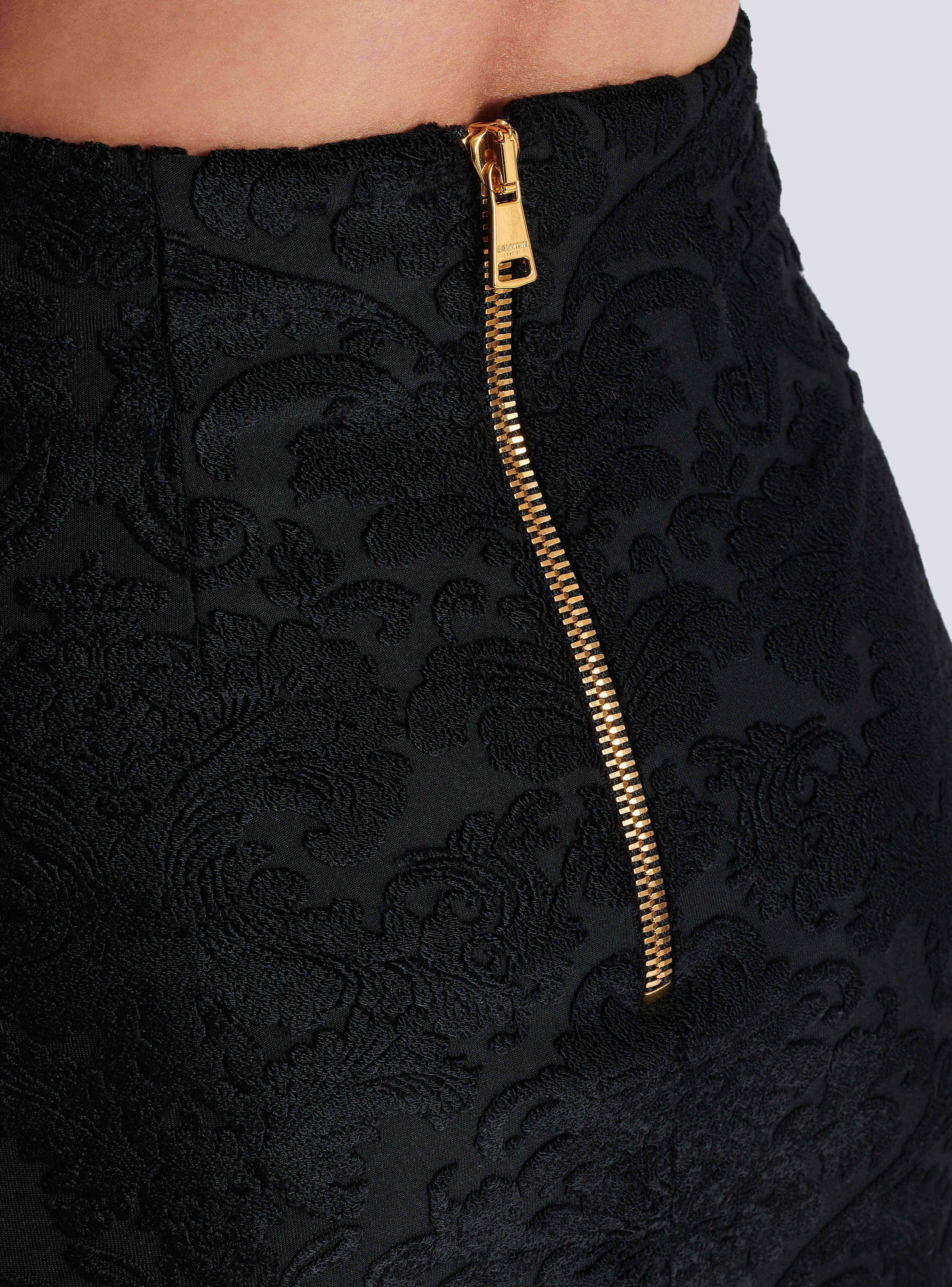 Baroque pattern midi skirt - Women | BALMAIN