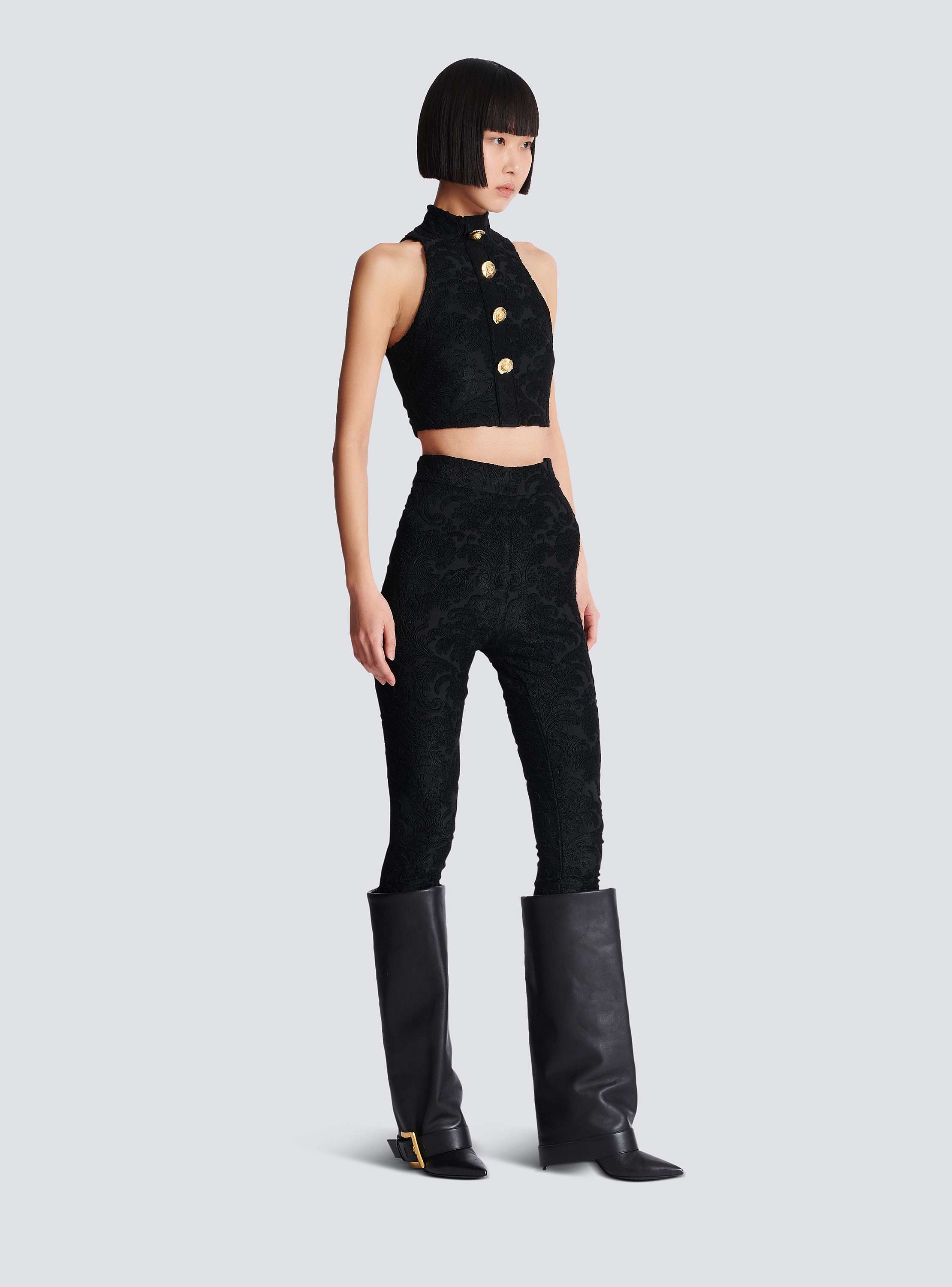 BALMAIN ブラックコーティングパーカー BALMAIN ブラックコーティングパーカー | Shop at Mercari from
