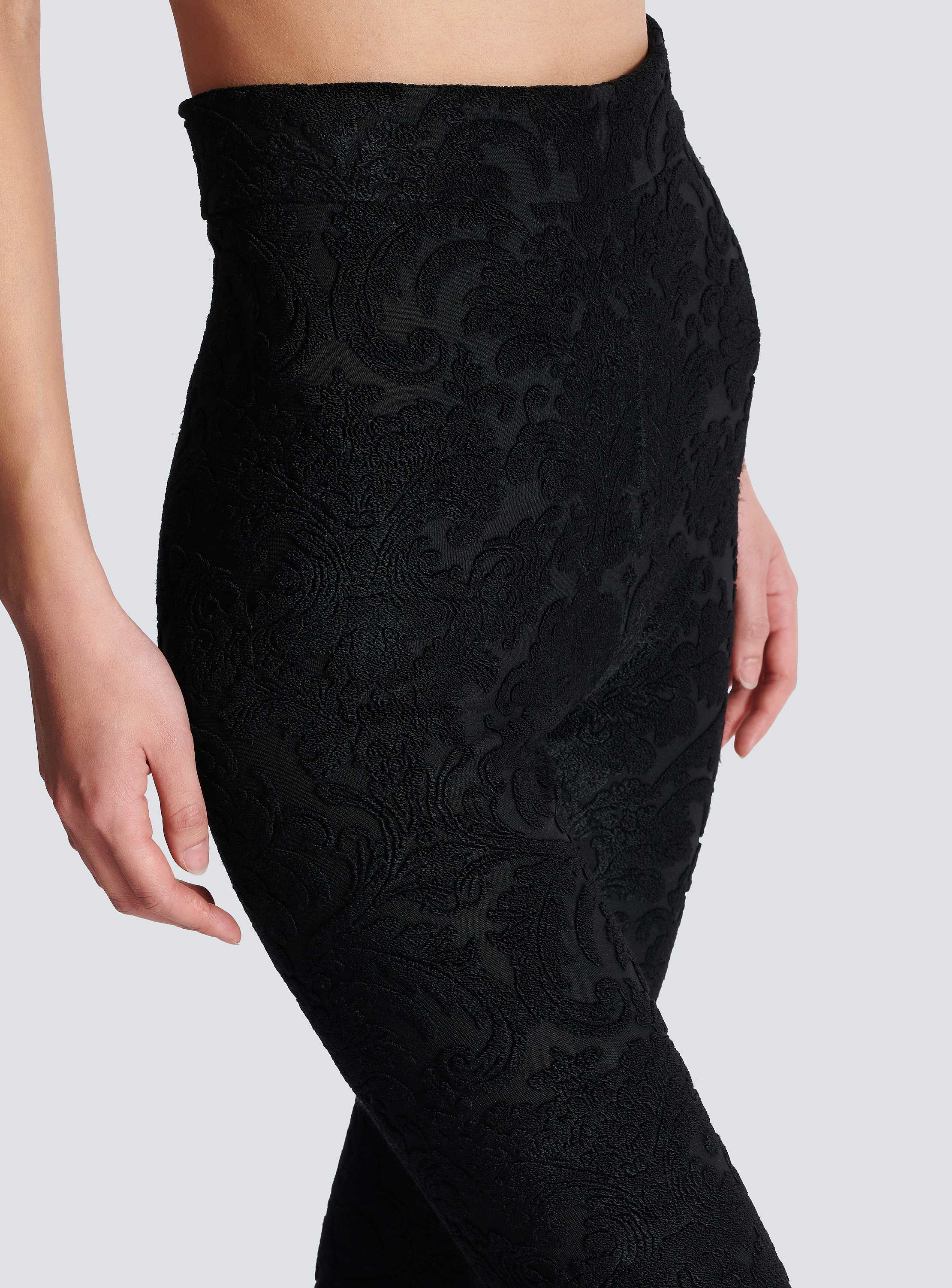 Baroque patterned leggings