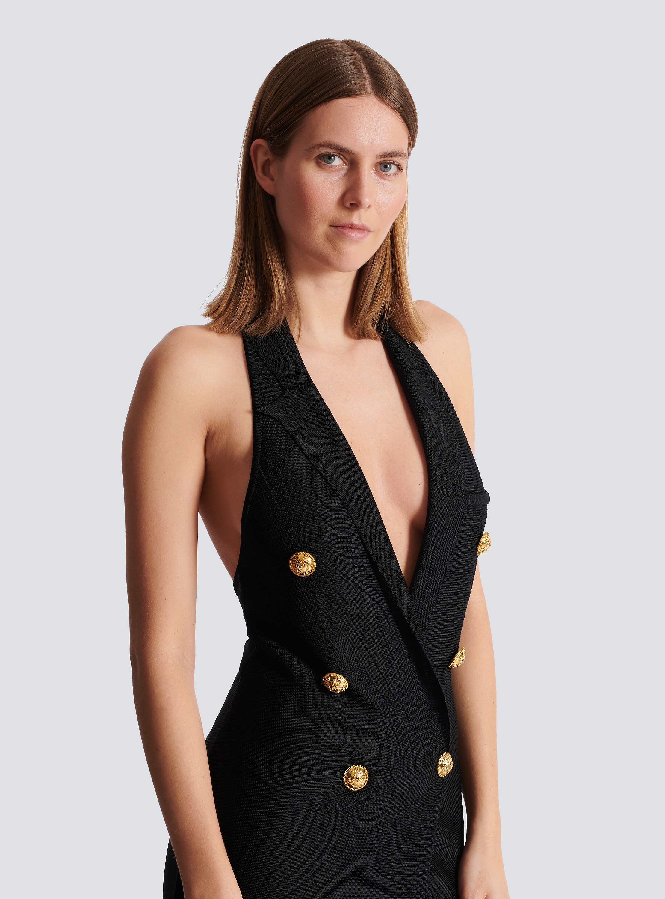 【関税＆送料込み】Balmain Knit Dress With Double Straps BALMAIN Double Strap Midi Dress | TNT - The New Trend | Shop