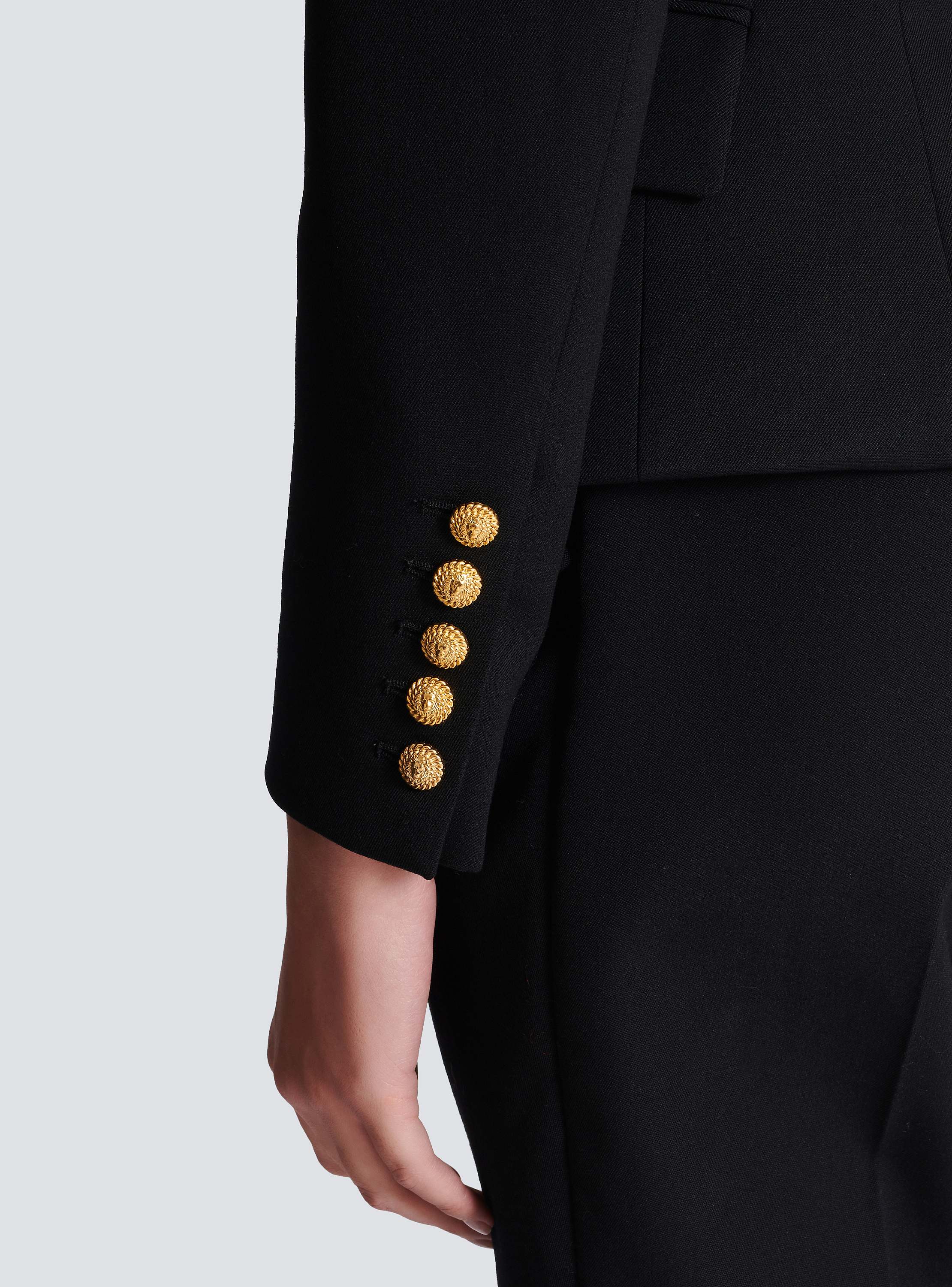 Grain de poudre 6-button fitted jacket