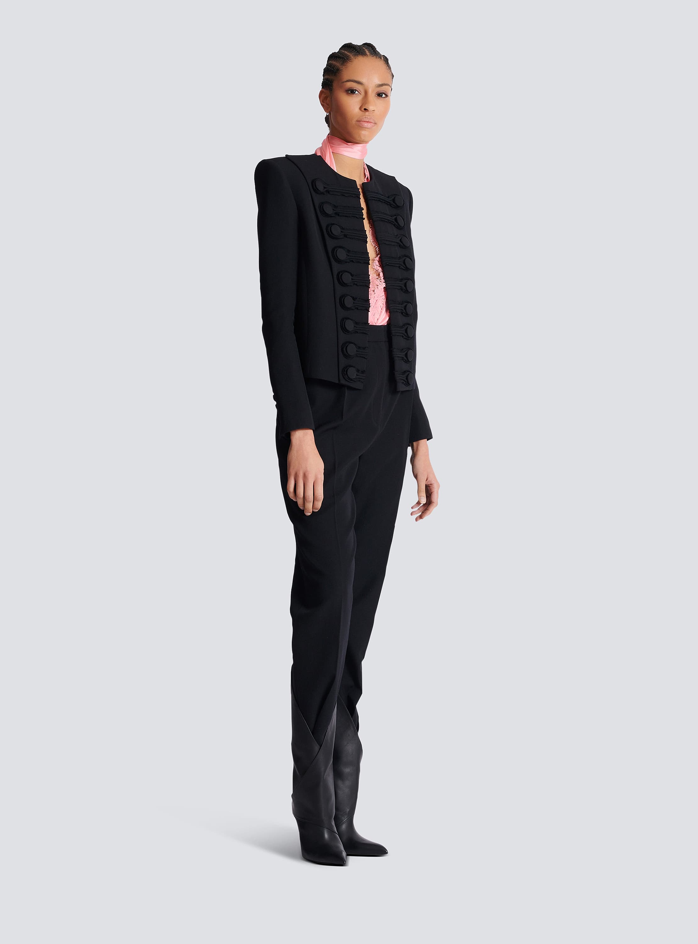 Grain de poudre edge-to-edge spencer jacket 