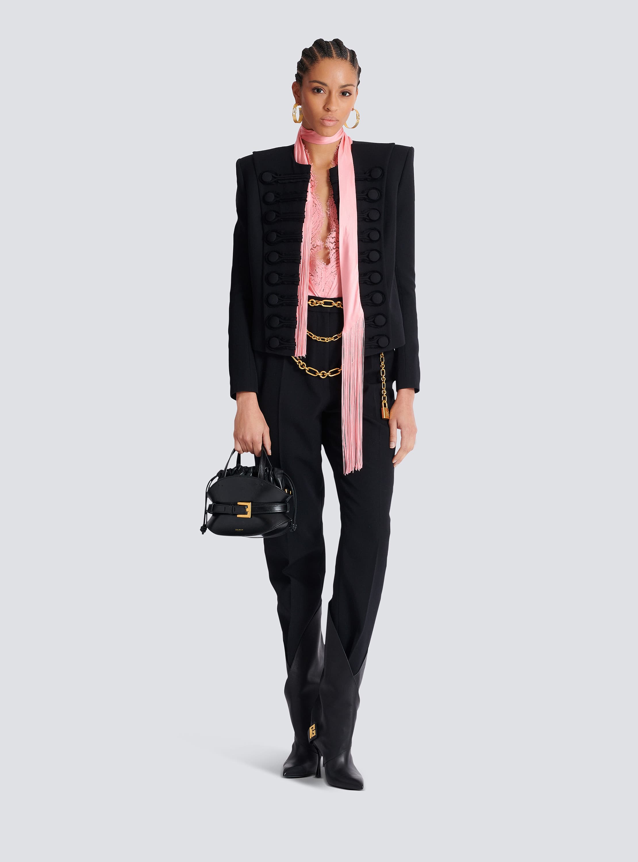 Grain de poudre edge-to-edge spencer jacket 