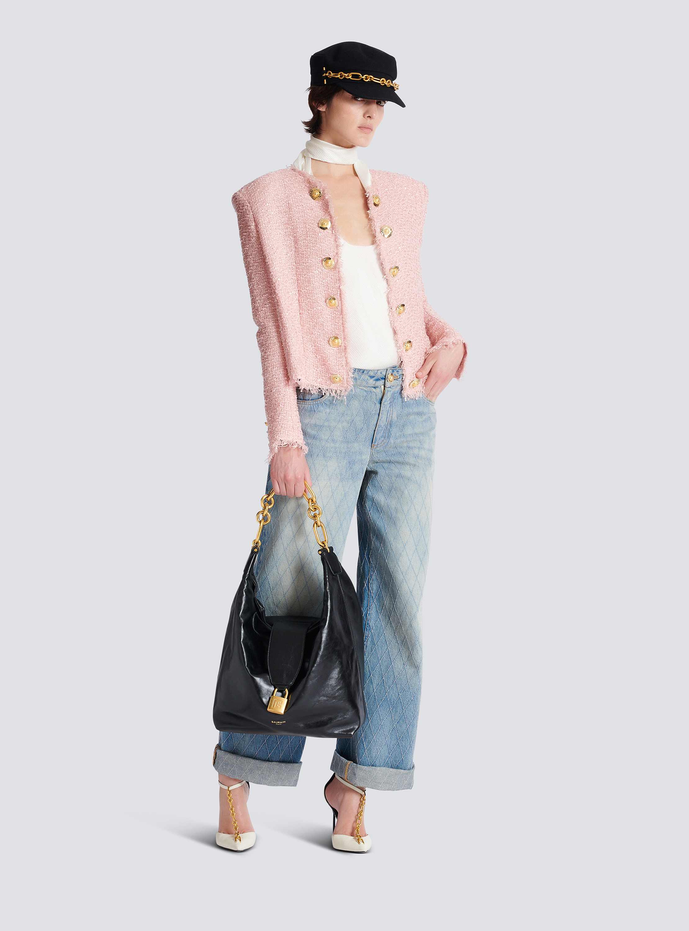 ジャケット BALMAIN JACKET (FF1SM508XL01 4CU) Edge-to-edge sequin tweed jacket - Women | BALMAIN