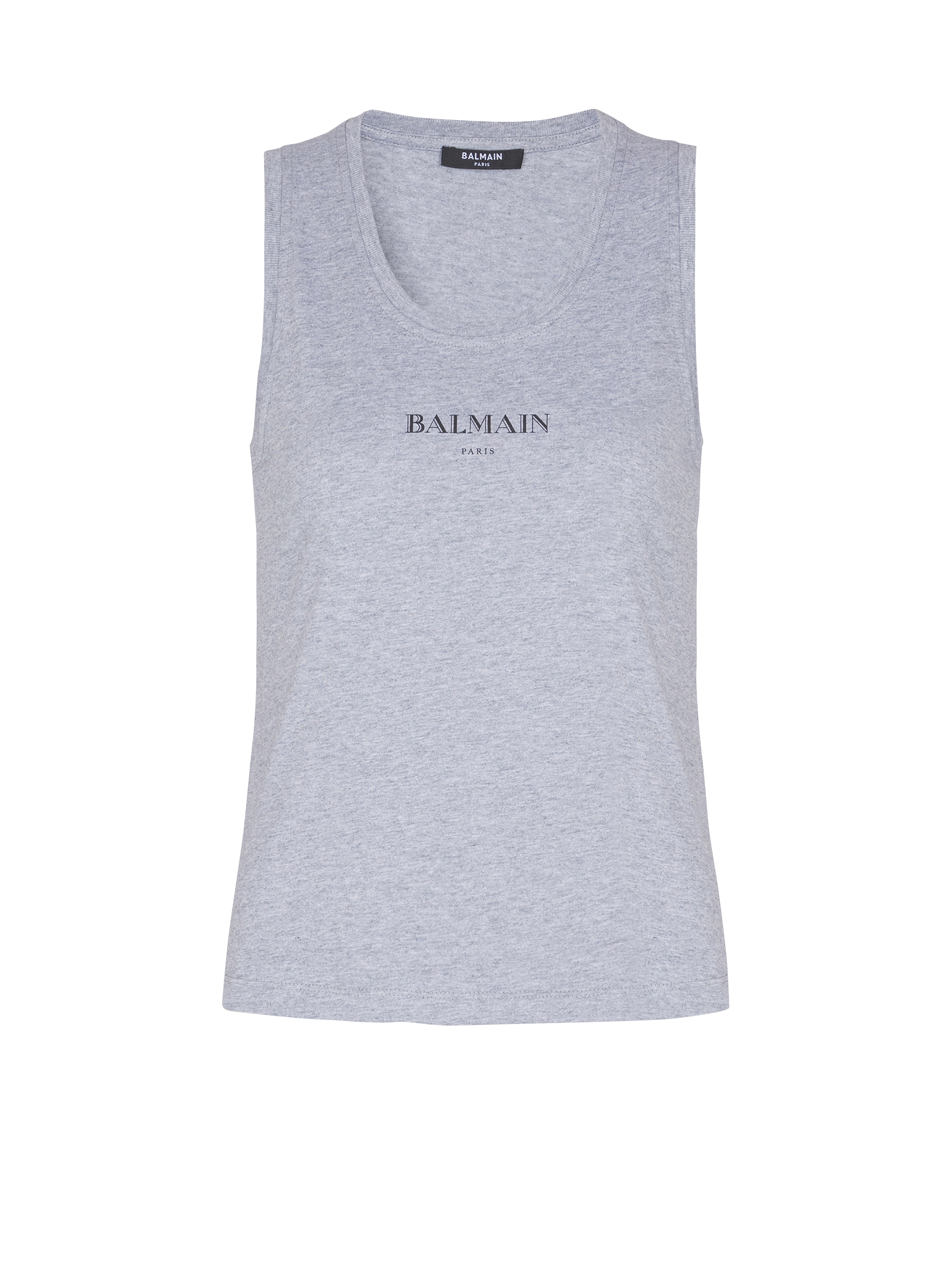 Tank top with Balmain print