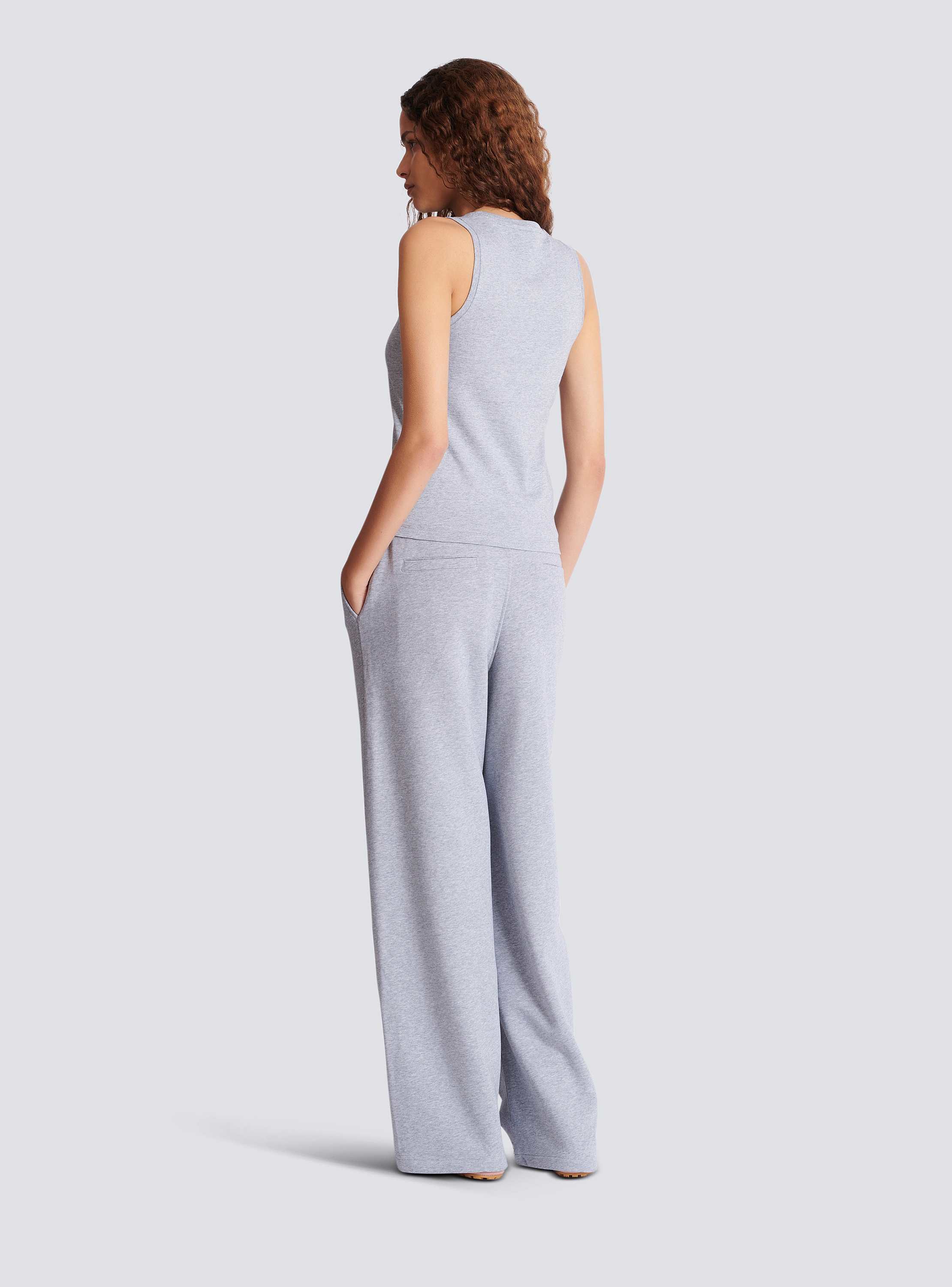 Tank top with Balmain print