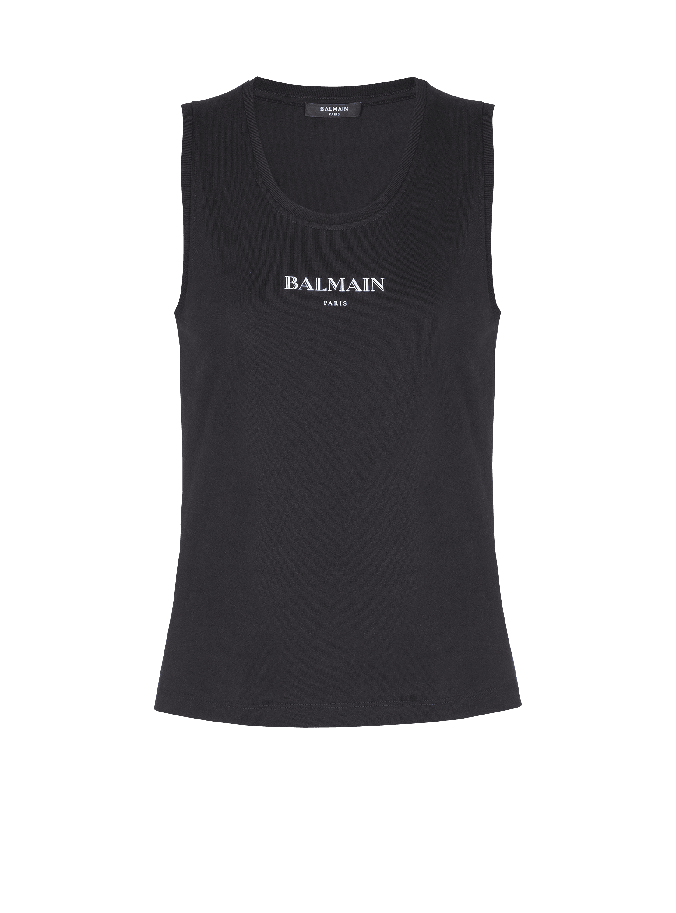 Tank top with Balmain print
