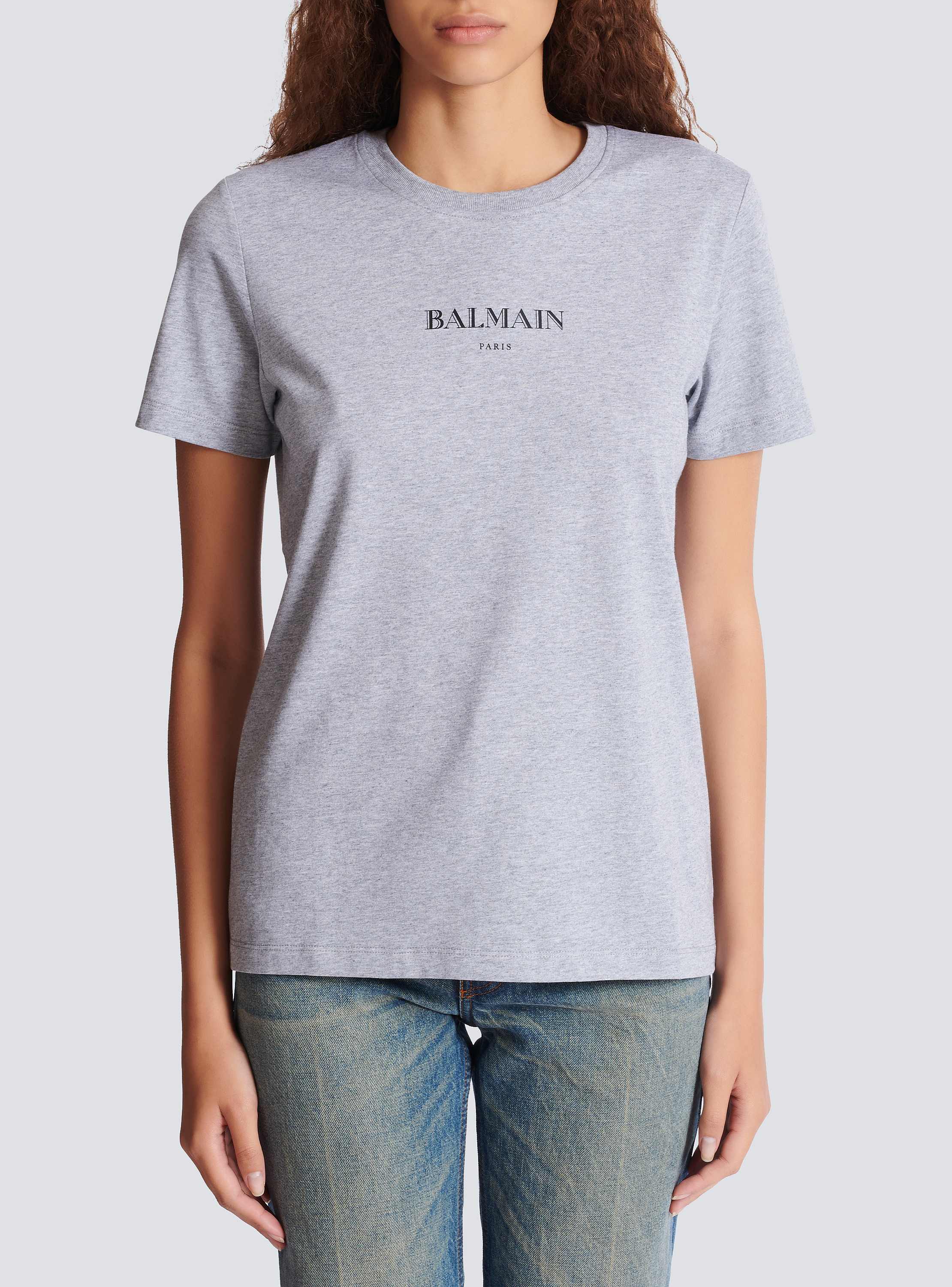 T-shirt with Balmain print