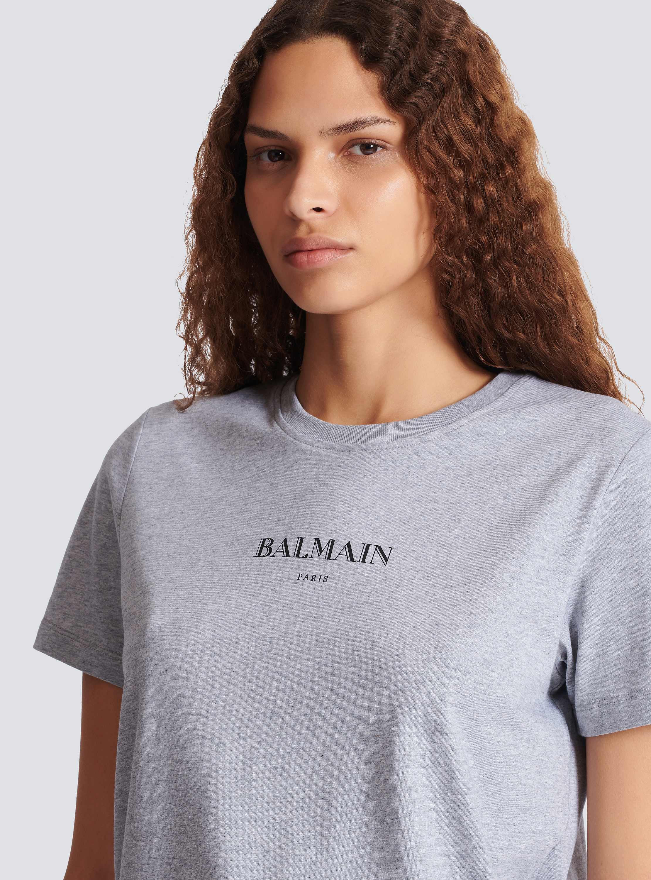 T-shirt with Balmain print