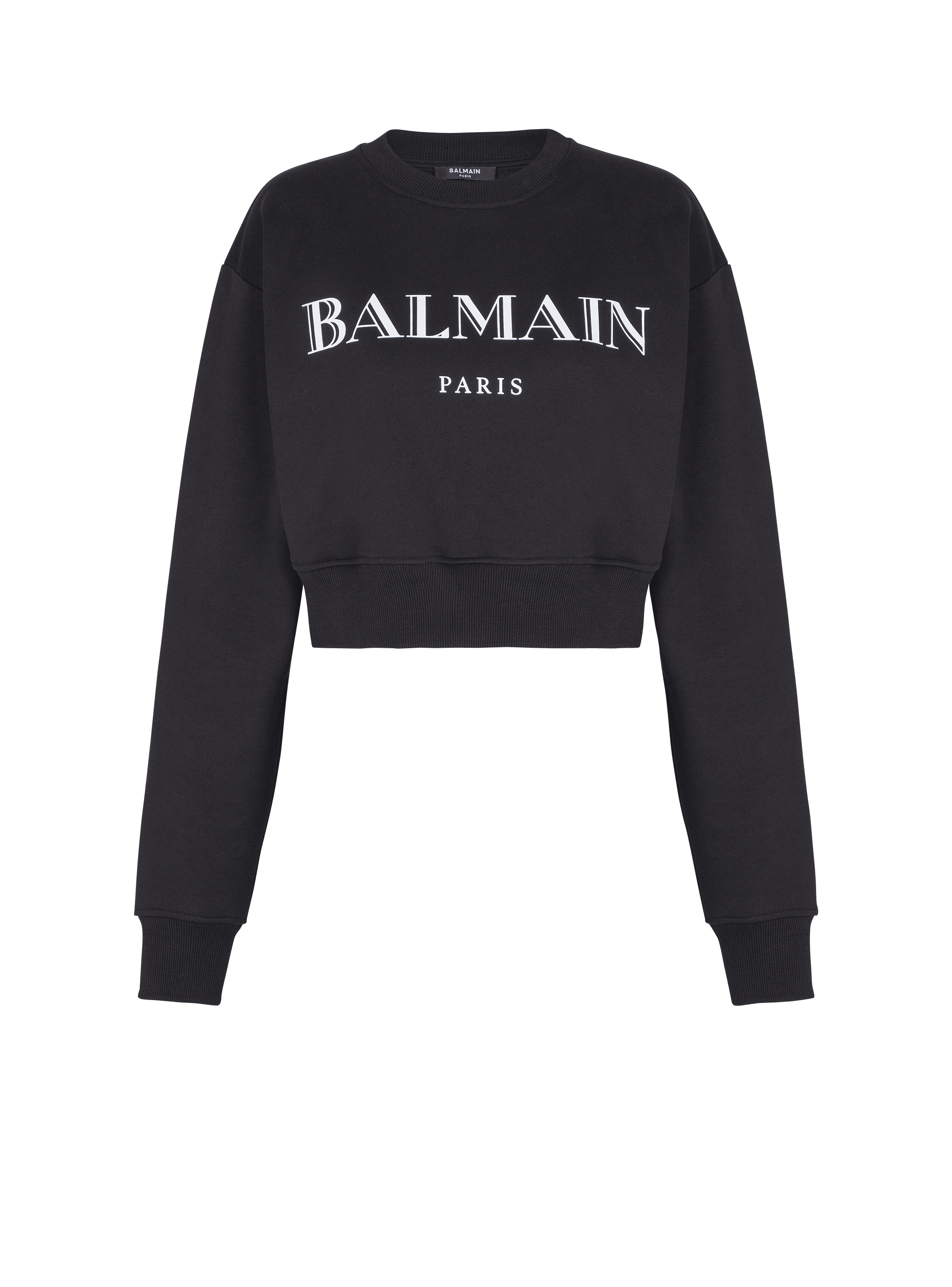 Printed Balmain crew-neck sweatshirt