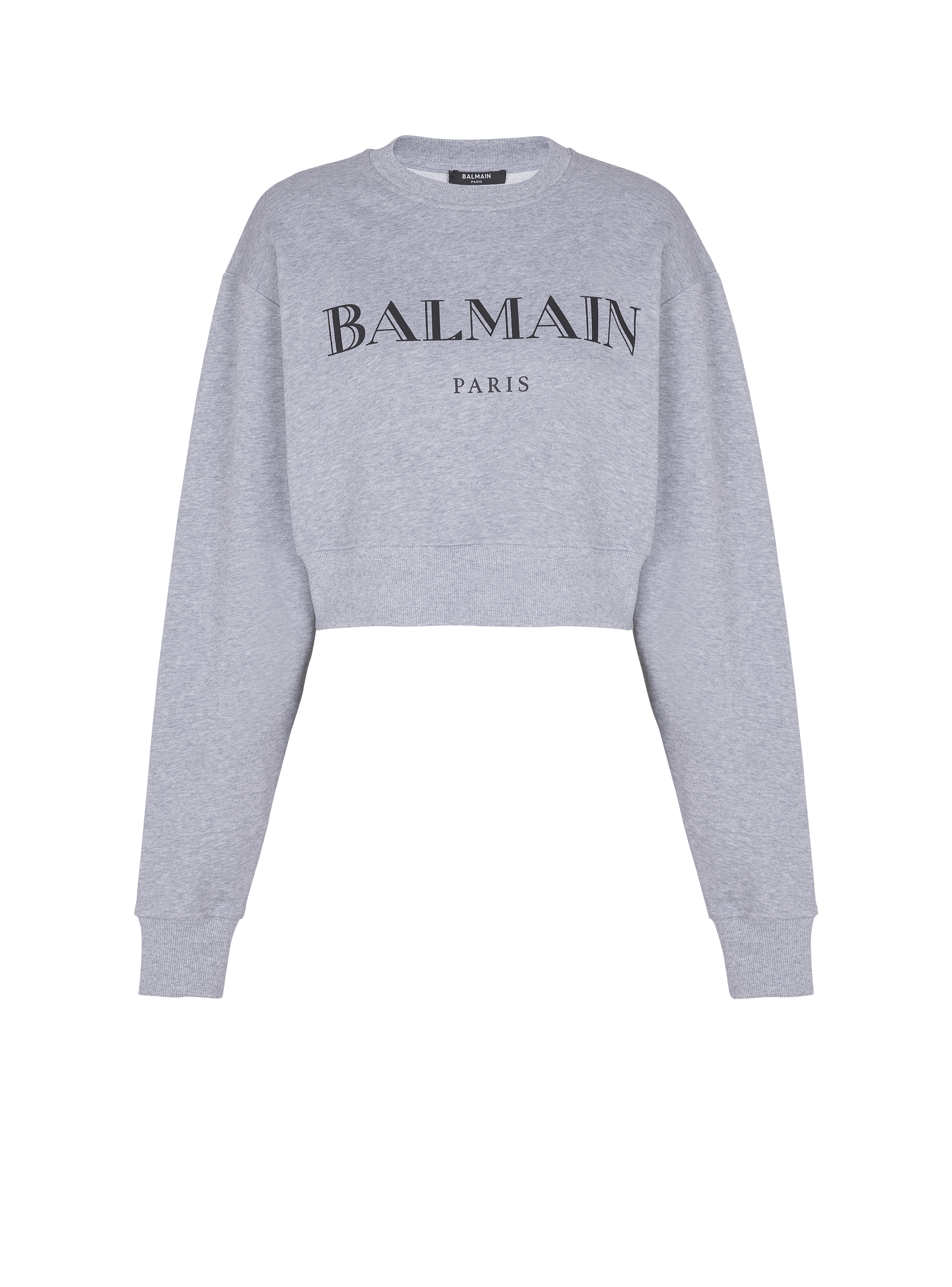 Printed Balmain crew-neck sweatshirt