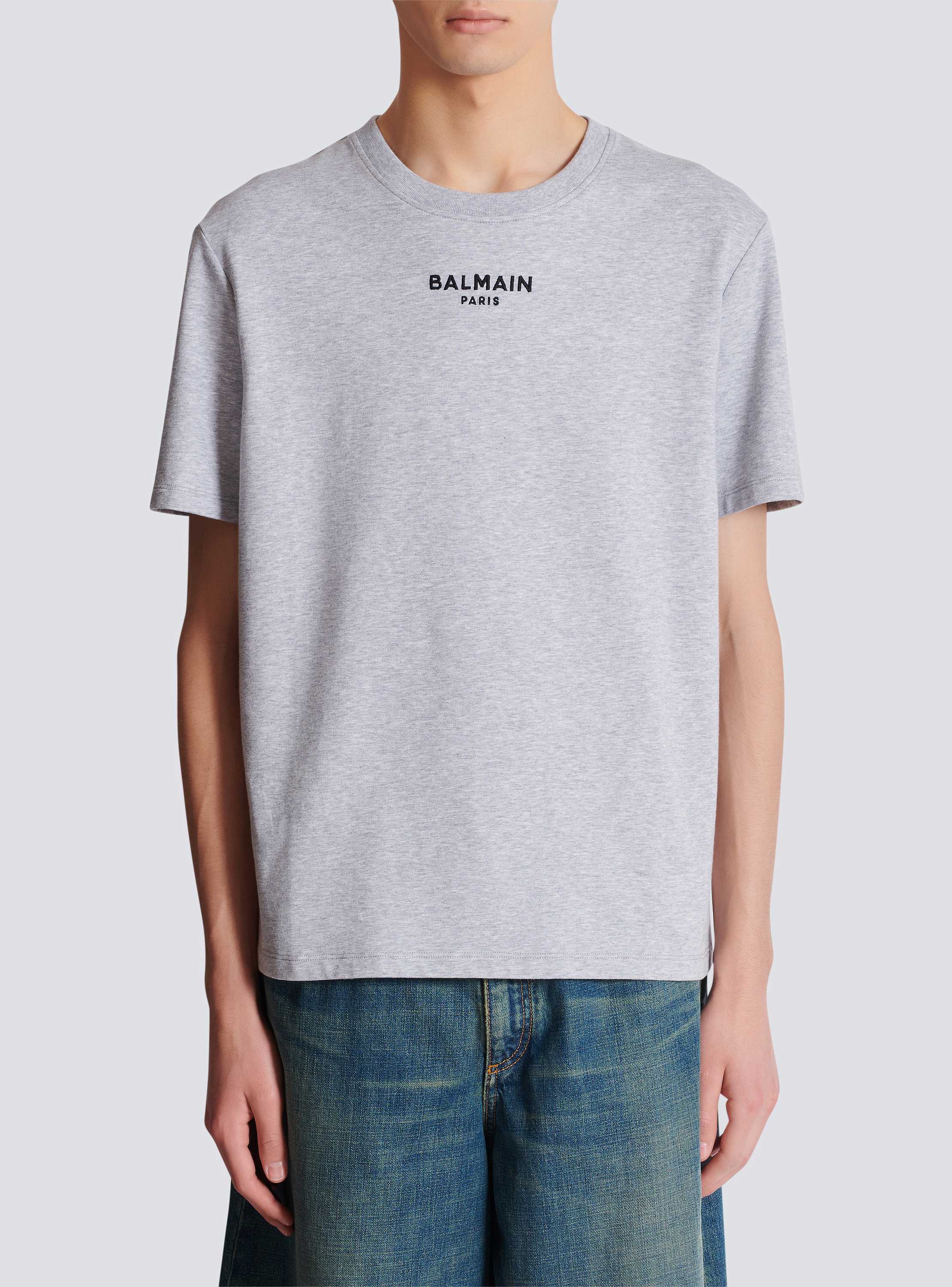 Embroidered Balmain Paris T-shirt