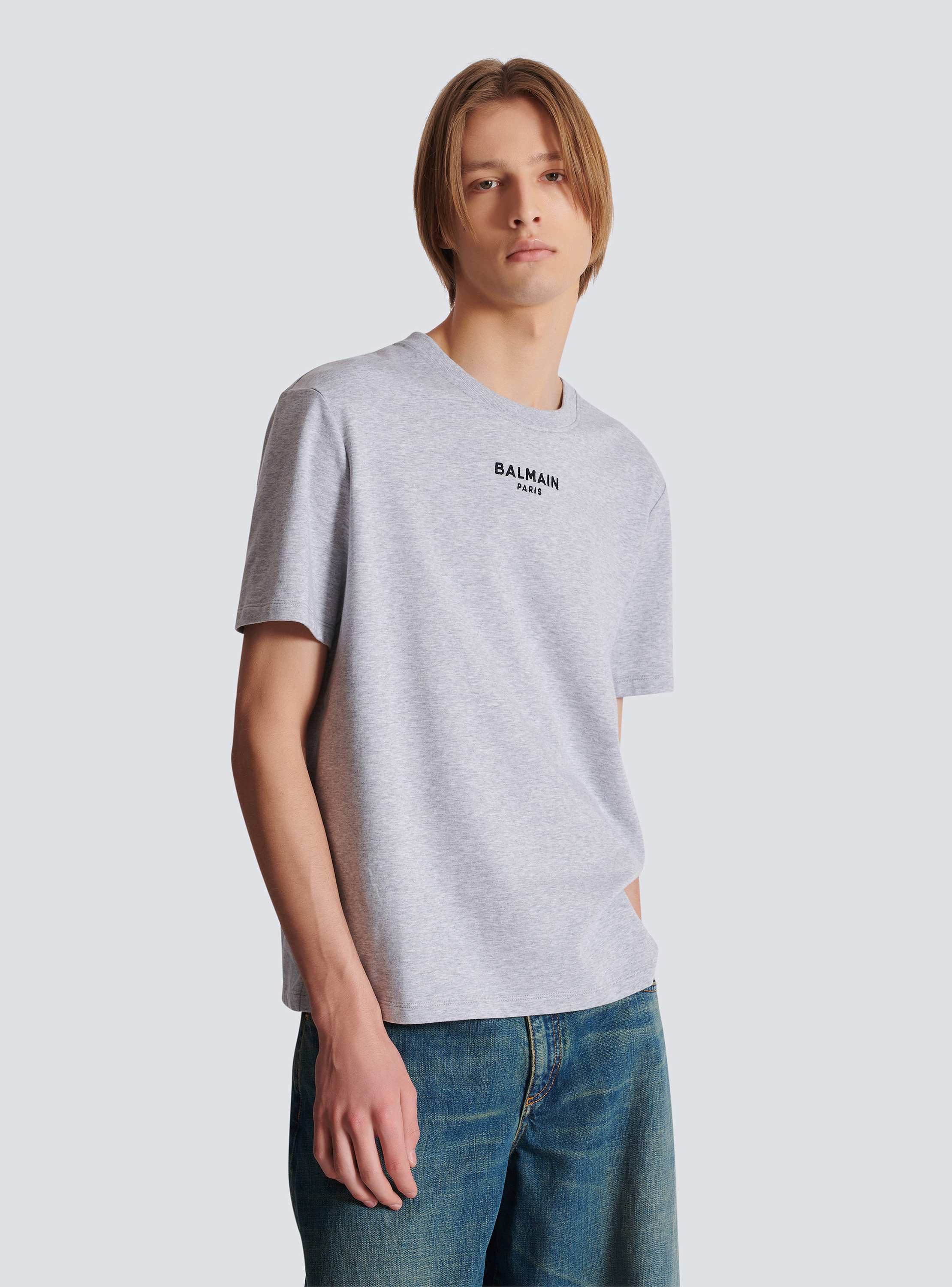 Embroidered Balmain Paris T-shirt