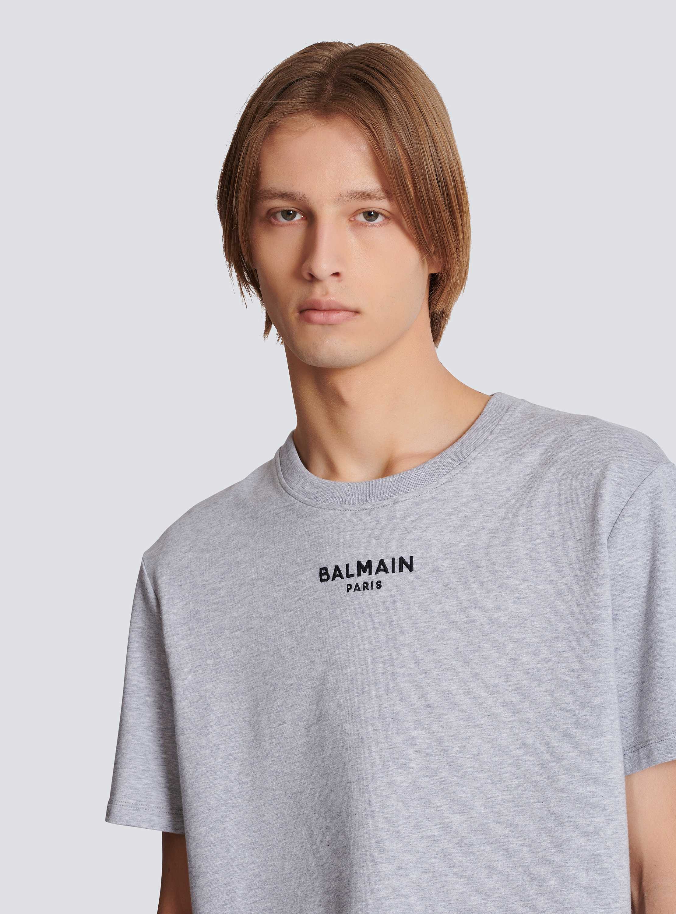 Embroidered Balmain Paris T-shirt