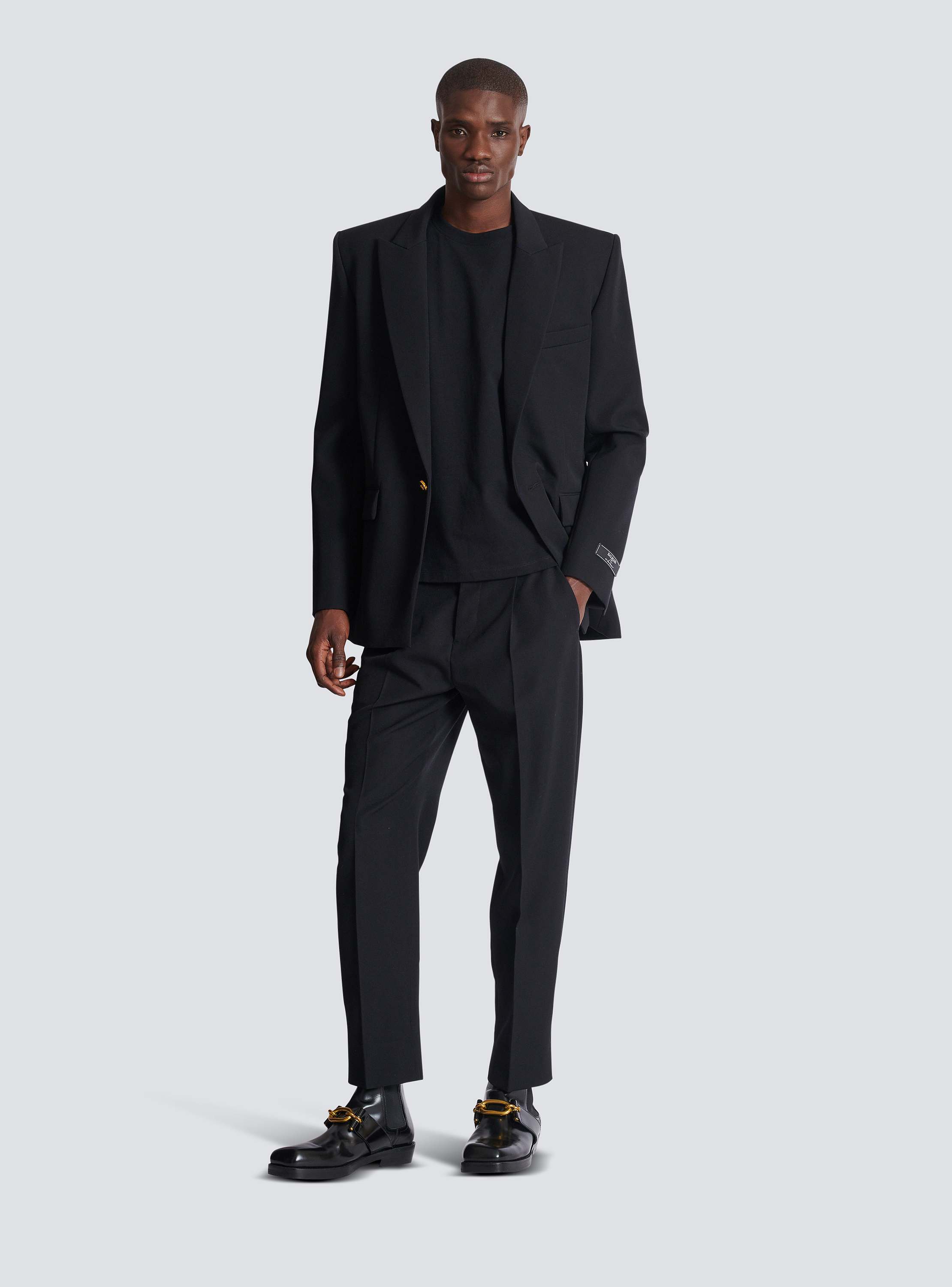 T-shirt with vintage gel Balmain logo