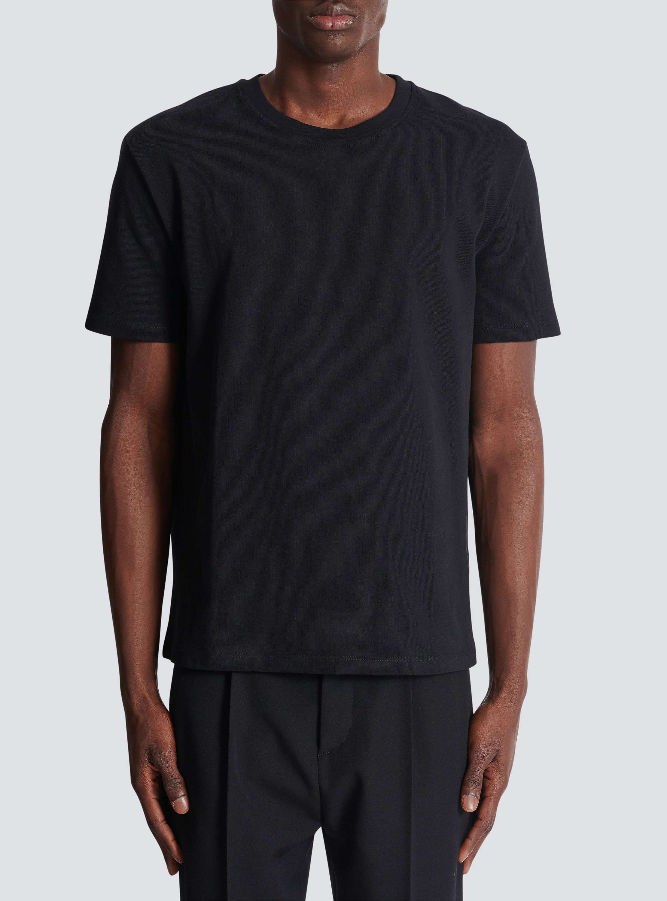 T-shirt with vintage gel Balmain logo