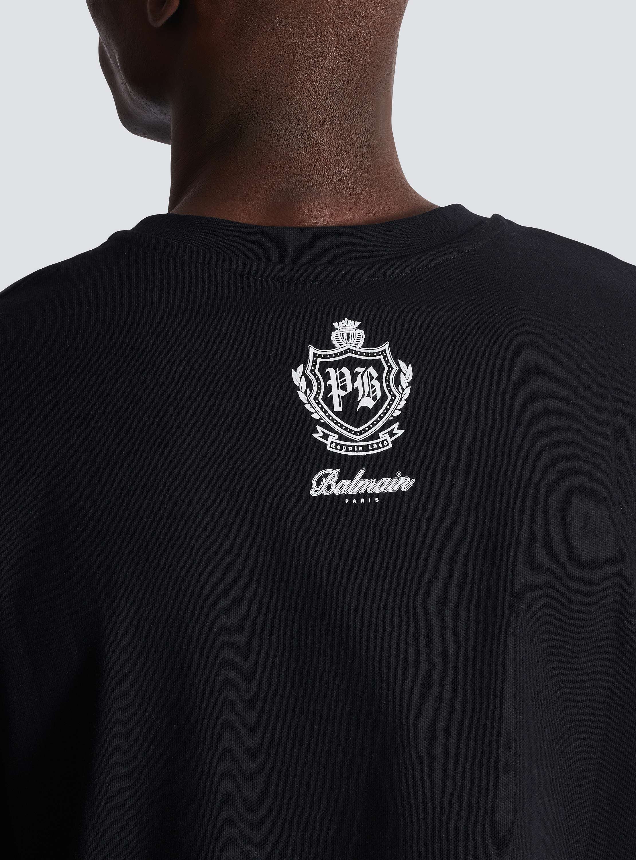 T-shirt with vintage gel Balmain logo