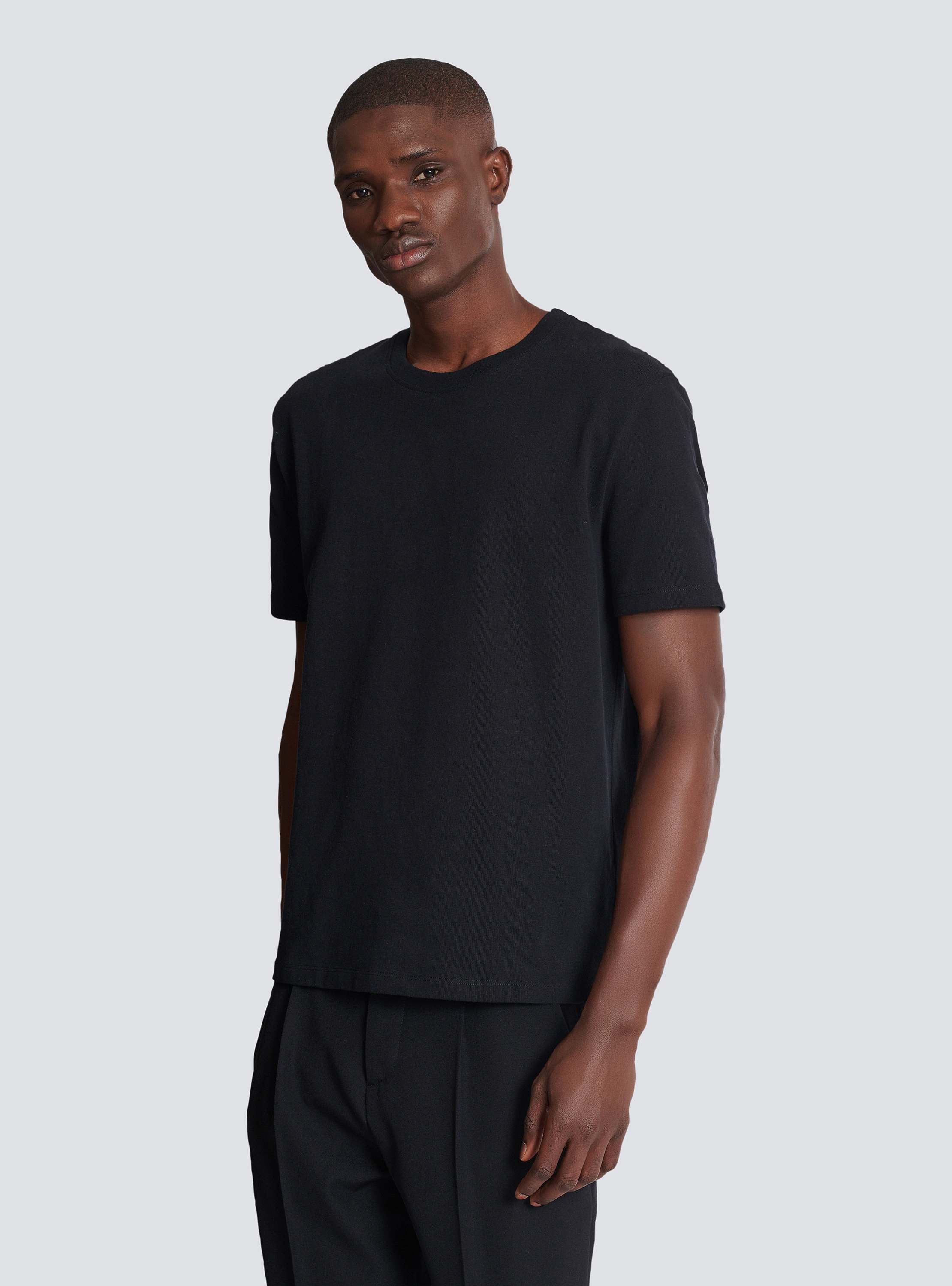 T-shirt with vintage gel Balmain logo